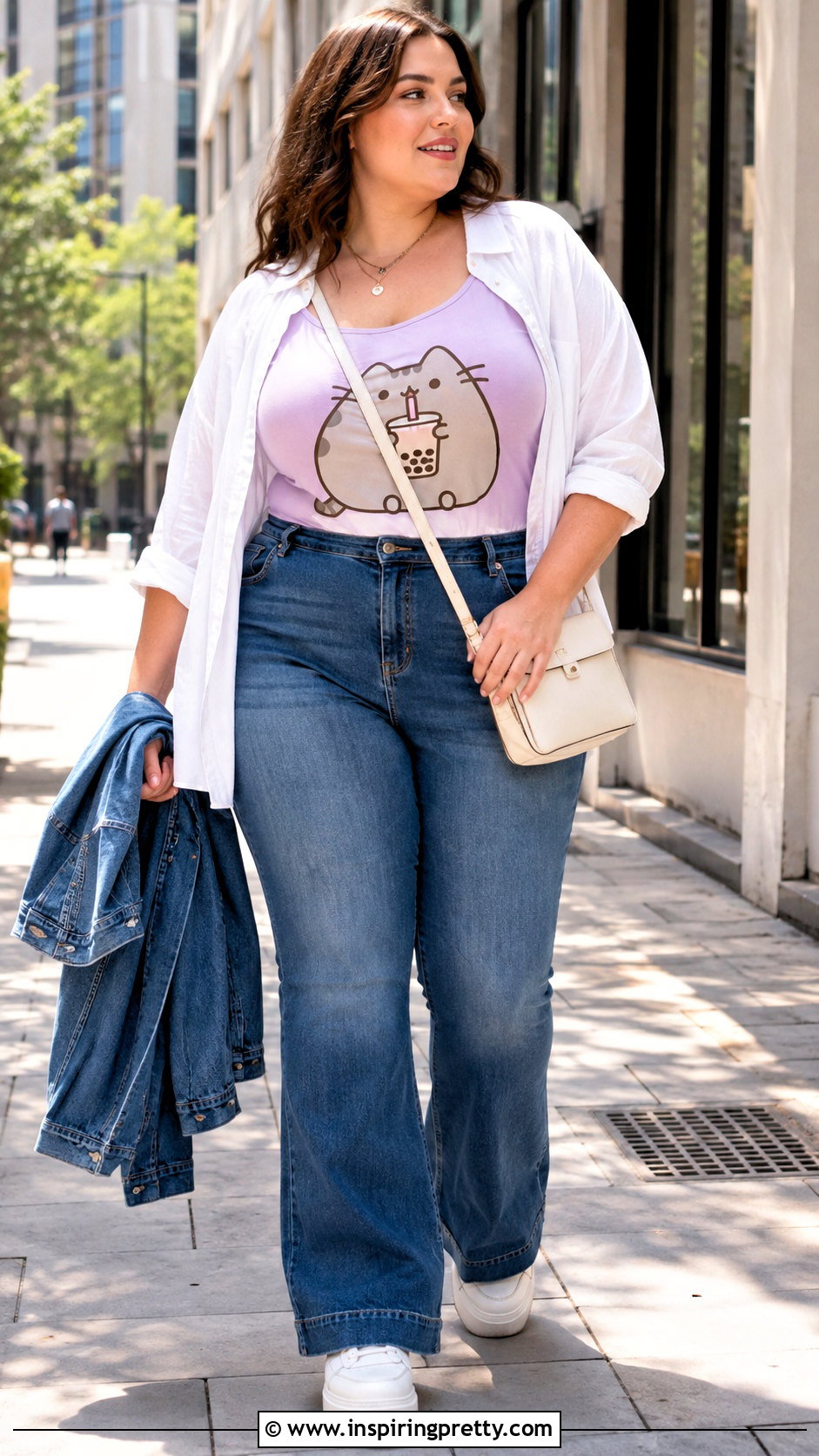 Pusheen Tank Top With Plus Size Jeans Outfit - 25 pusheen tank top outfit ideas
