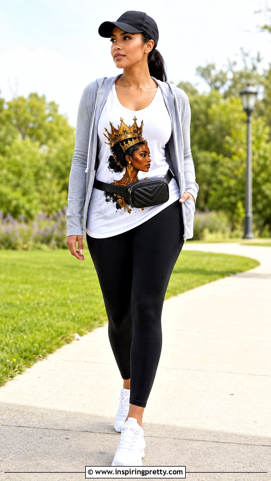 Queen Tank Top With Black Leggings - 25 queen tank top outfit ideas