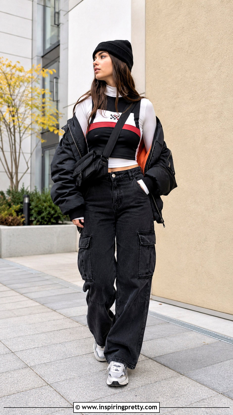 Race Car Crop Top Over Long Sleeve Shirt - 25 Race Car Crop Top outfit ideas