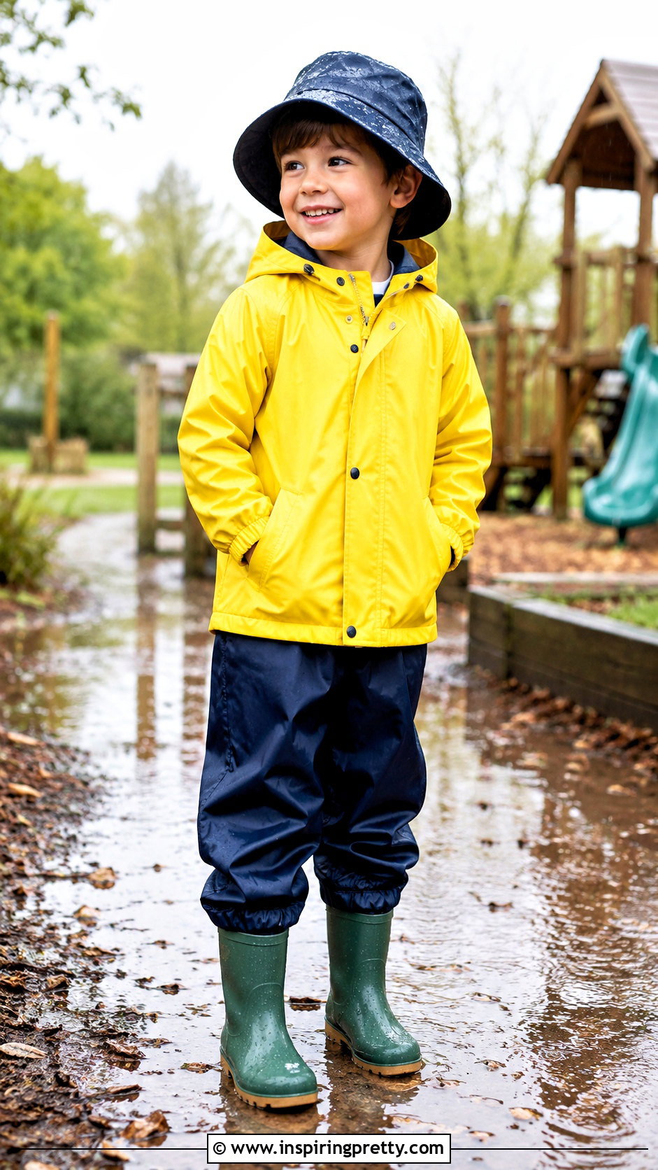 Rain Trousers And Waterproof Jacket Outfit - 50 trouser and top for kids