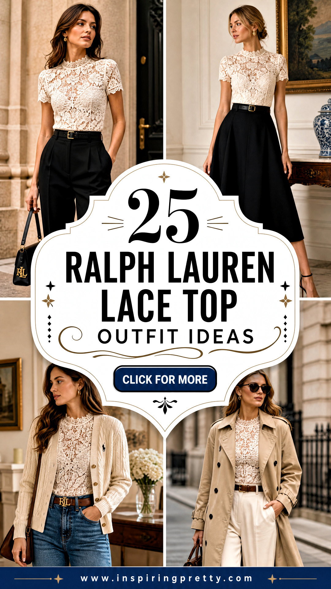 25 Ralph Lauren Lace Top Outfit Ideas for Timeless Style - 25 Ralph Lauren Lace Top Outfit Ideas for Timeless Style