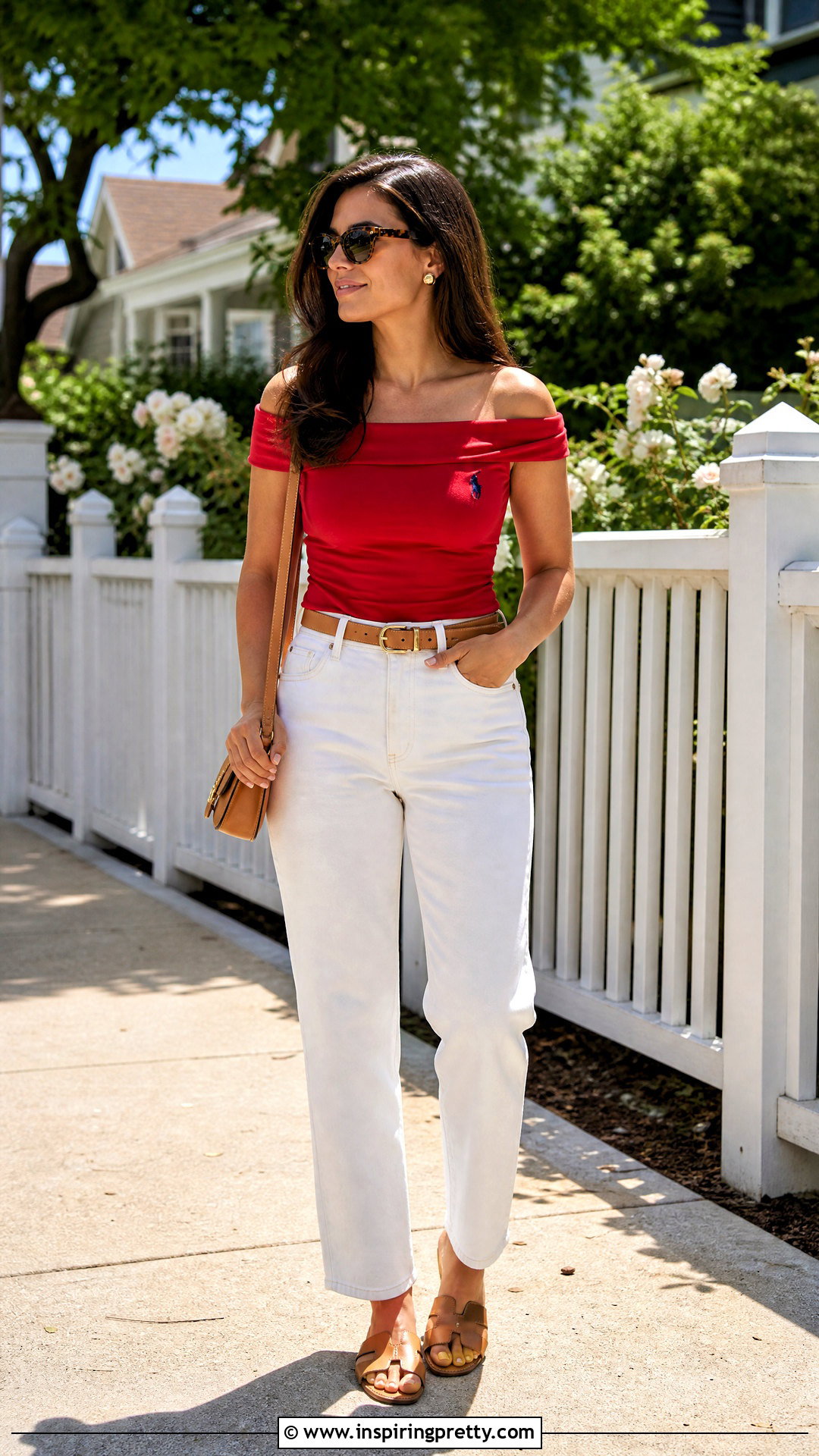 Ralph Lauren Off Shoulder Top With White Jeans - 20 ralph lauren off shoulder top outfit ideas
