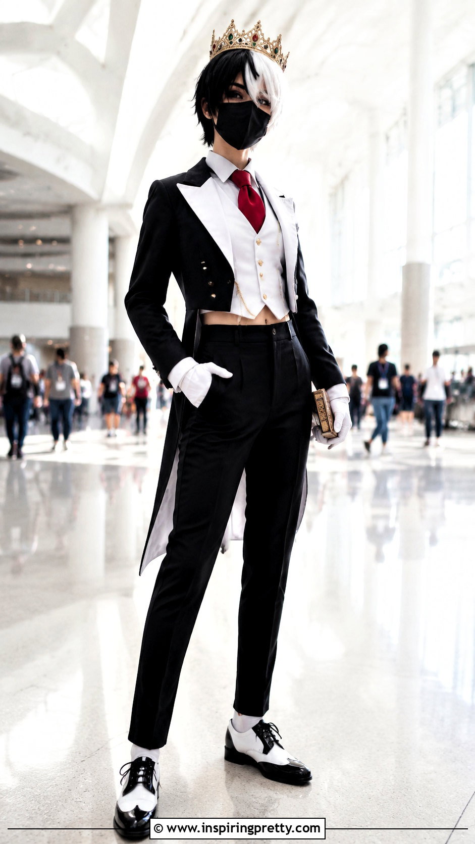 Ranboo Formal Crop Top With Suit Set - 20 ranboo in a crop top outfit ideas