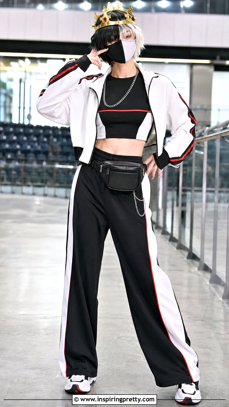 Ranboo Sporty Crop Top With Track Pants - 20 ranboo in a crop top outfit ideas