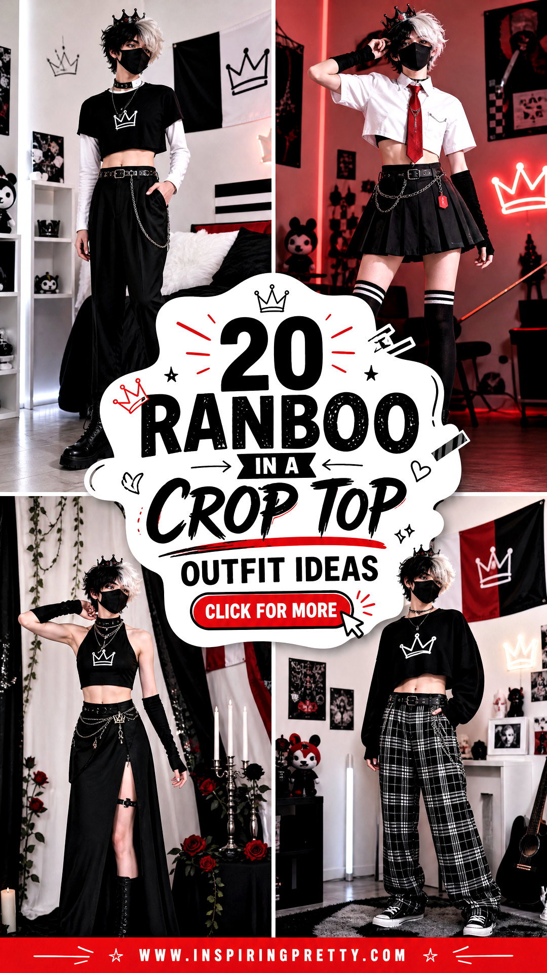 20 Ranboo in a Crop Top Outfit Ideas for Fan-Inspired Looks - 20 Ranboo in a Crop Top Outfit Ideas for Fan-Inspired Looks