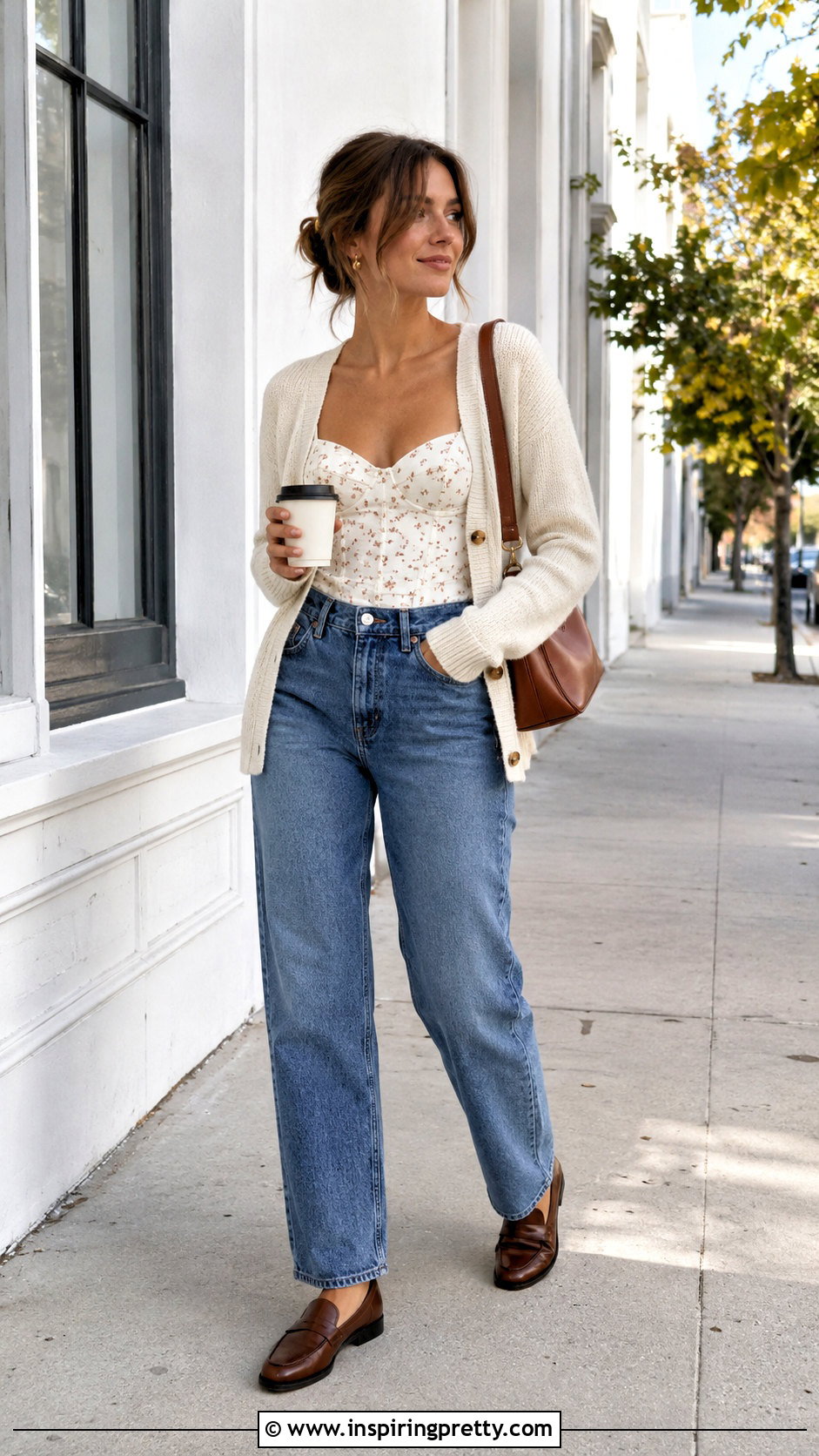 Realisation Par Bianca Top With Cream Cardigan And Jeans - 25 realisation par bianca top outfit ideas