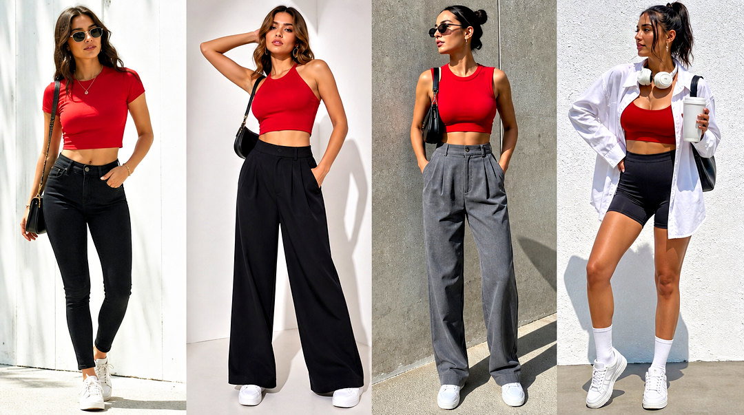 50 Red Crop Top Outfit Ideas for Fresh Summer Styling