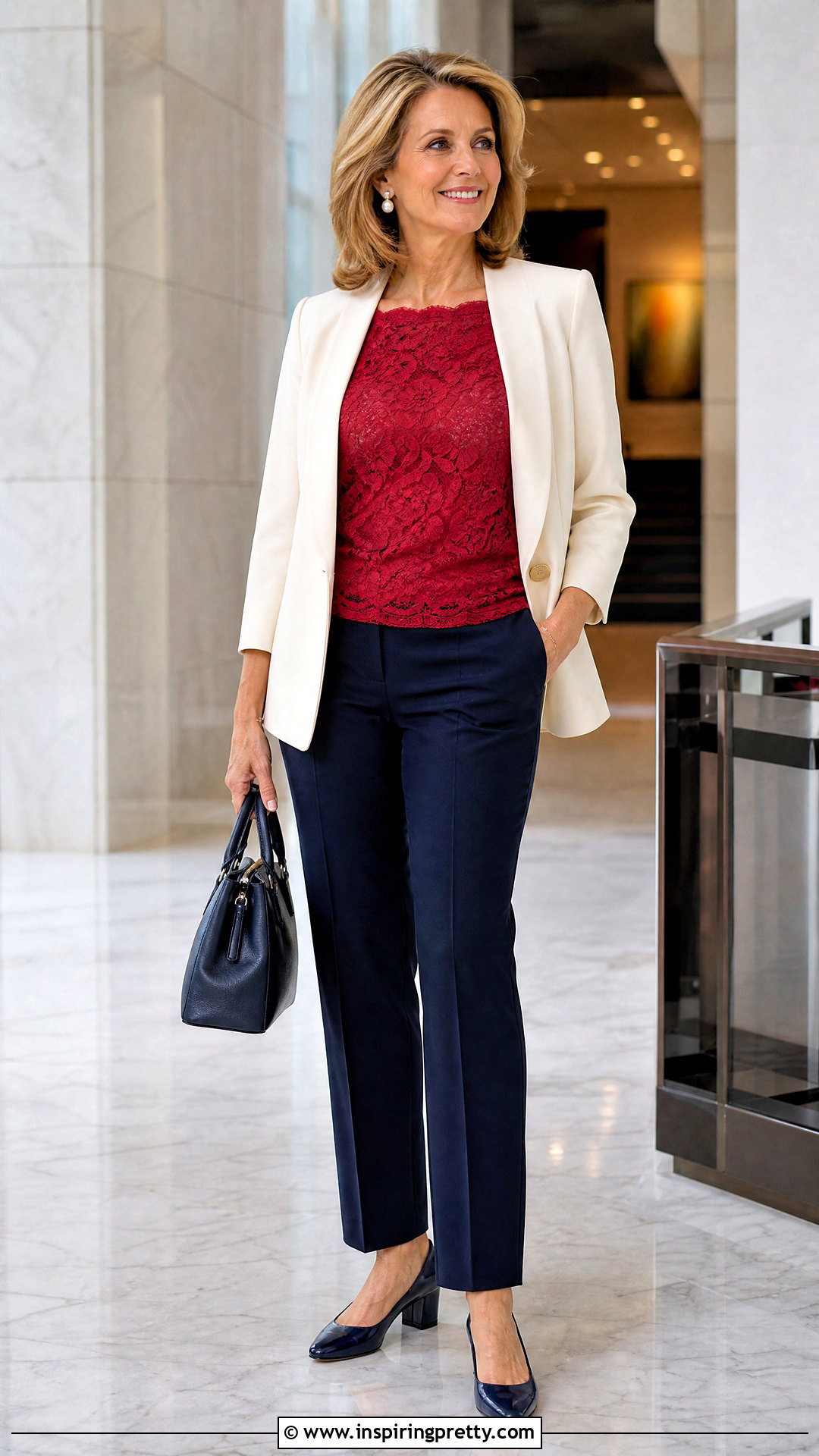 Red Lace Top Outfit For Women Over - 50 red lace top outfit ideas