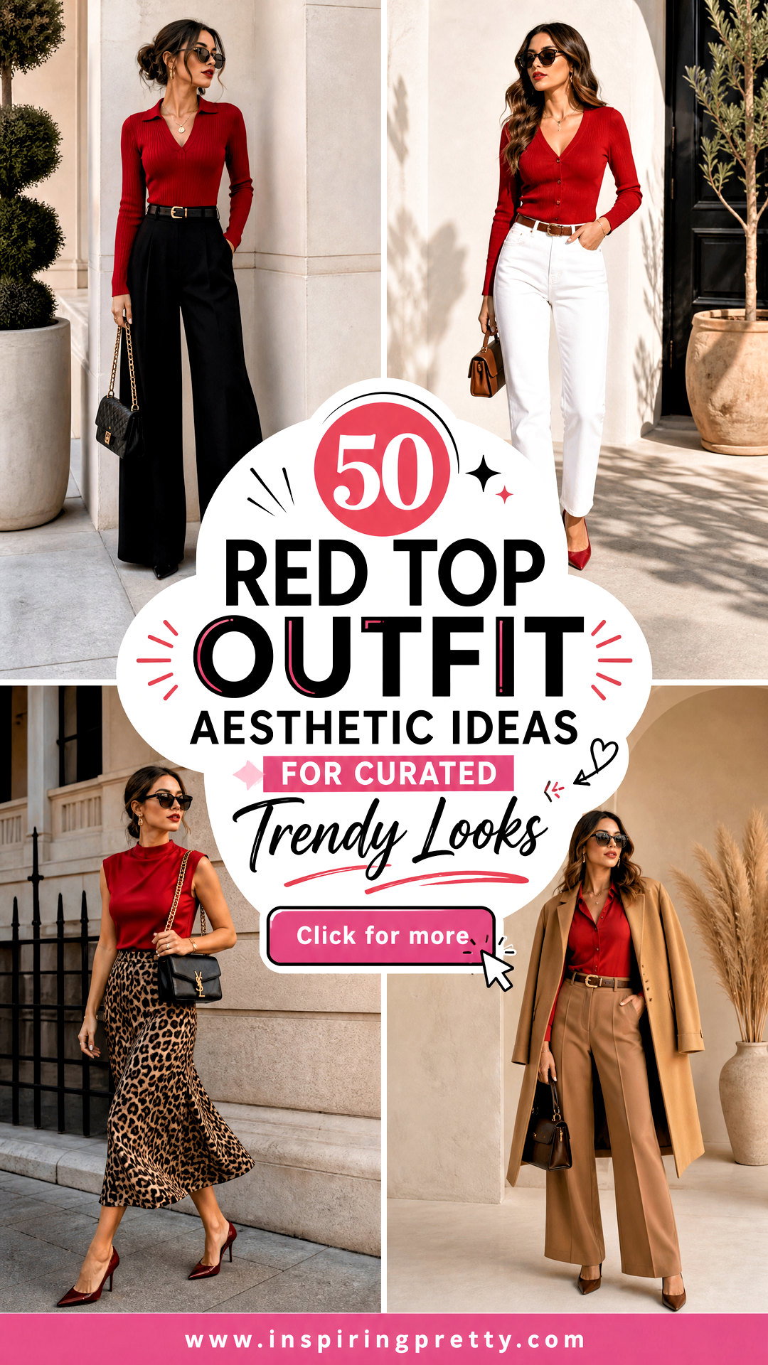 50 Red Top Outfit Aesthetic Ideas for Curated Trendy Looks - 50 Red Top Outfit Aesthetic Ideas for Curated Trendy Looks