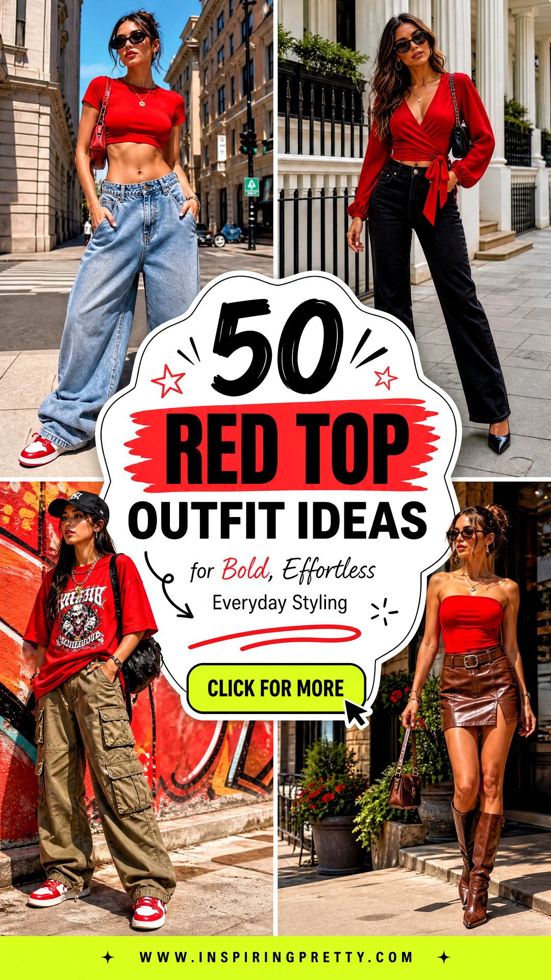 50 Red Top Outfit Ideas for Bold Effortless Everyday Styling - 50 Red Top Outfit Ideas for Bold, Effortless Everyday Styling