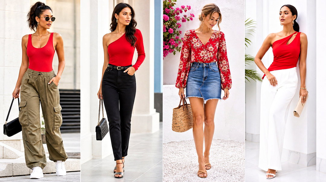 50 Red Tops Outfit Ideas for Bold, Confident Everyday Style