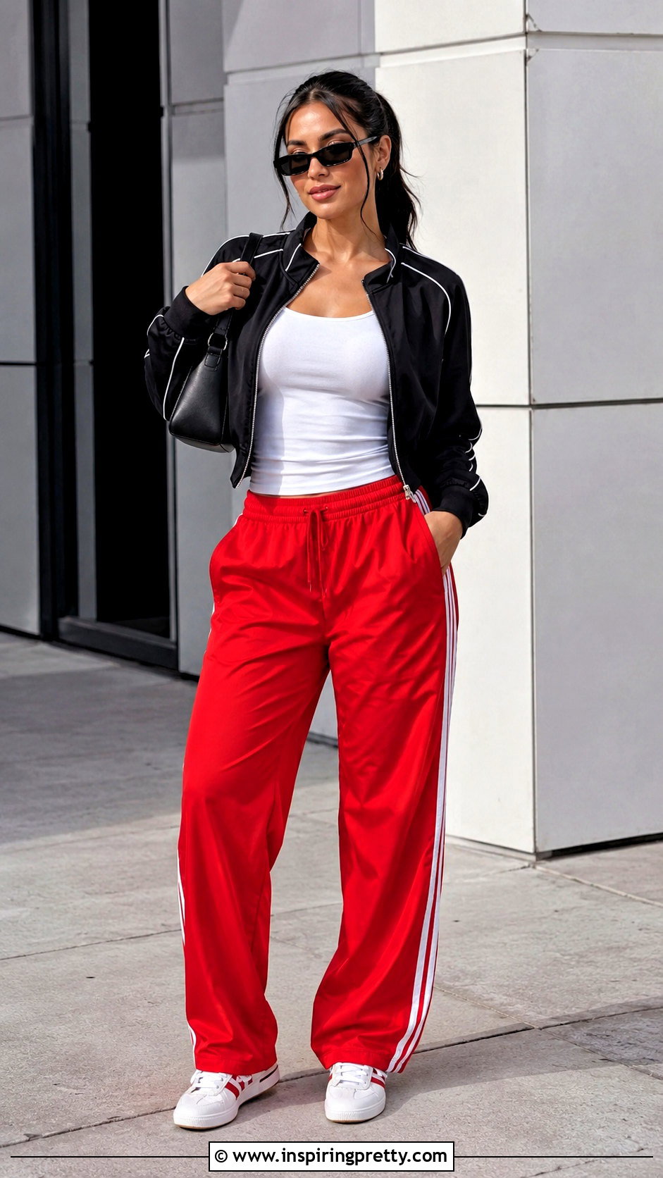 Red Track Pants Deportivo Outfit - 50 top deportivo outfit ideas