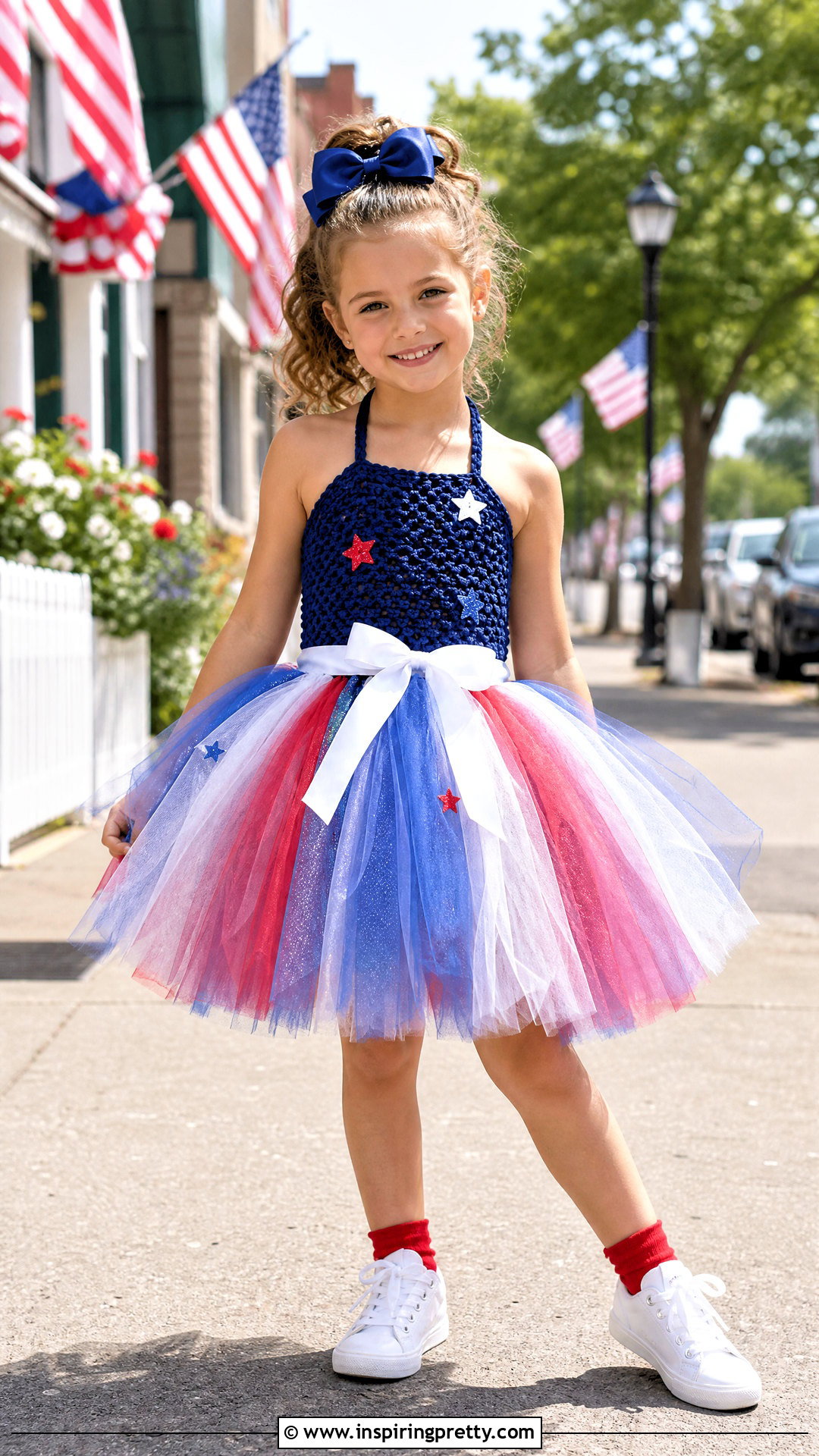Red White And Blue Crochet Tutu Top Dress - 20 crochet tutu top ideas