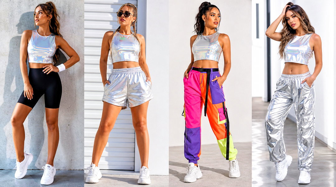 20 Reflective Crop Top Outfit Ideas for Bold Festival Looks