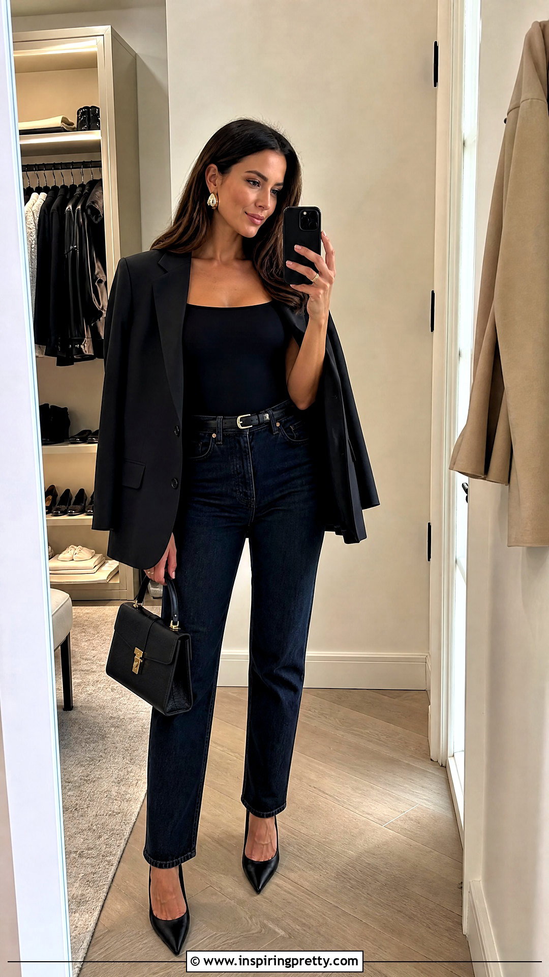 Reformation Bodysuit With Dark Wash Jeans - 20 Reformation Going Out Tops outfit ideas