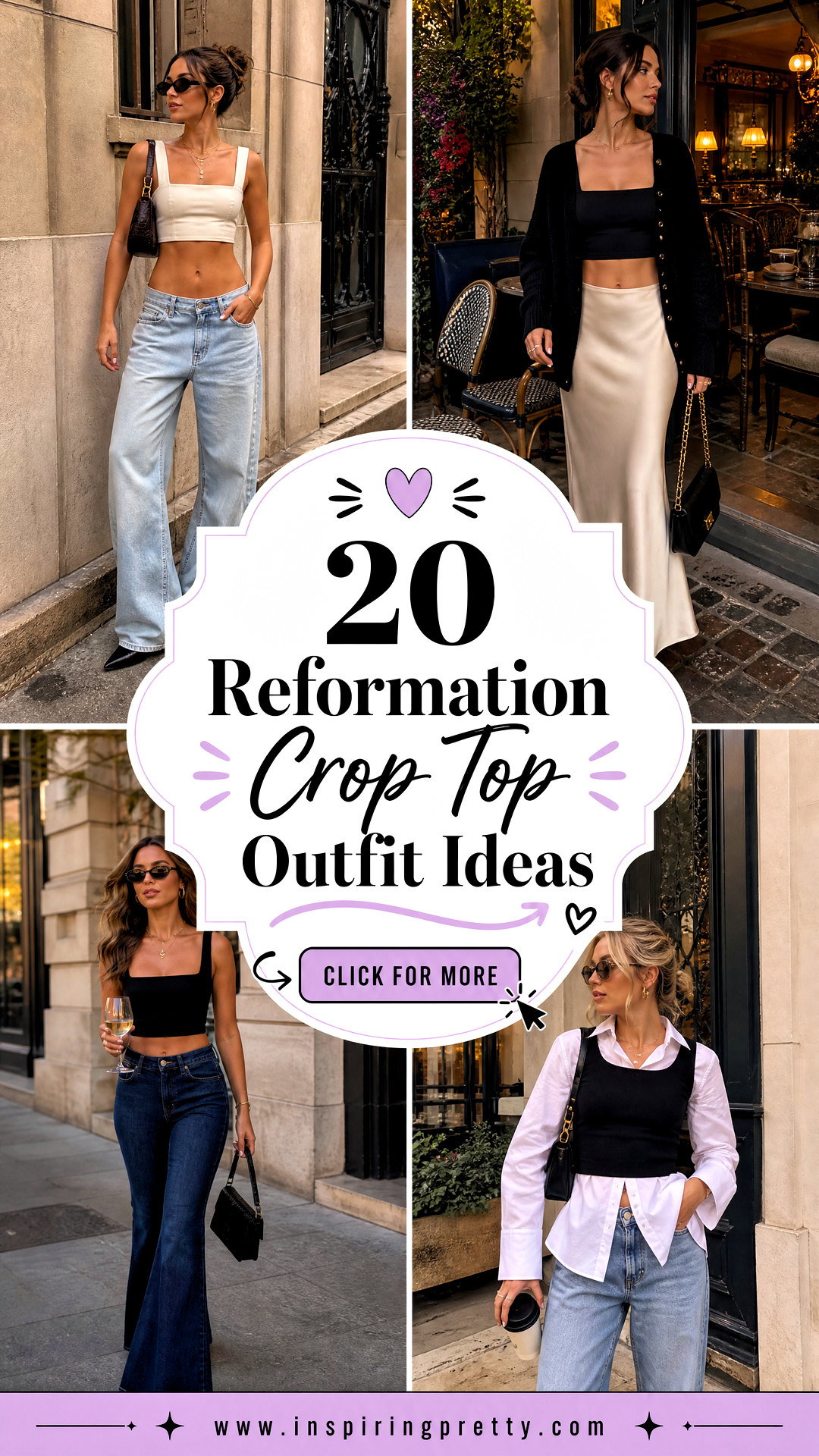 20 Reformation Crop Top Outfit Ideas for Modern Date Nights - 20 Reformation Crop Top Outfit Ideas for Modern Date Nights