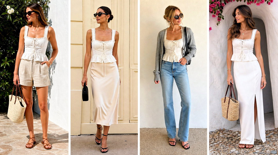 20 Reformation Eloise Top Outfit Ideas for Polished Weekends