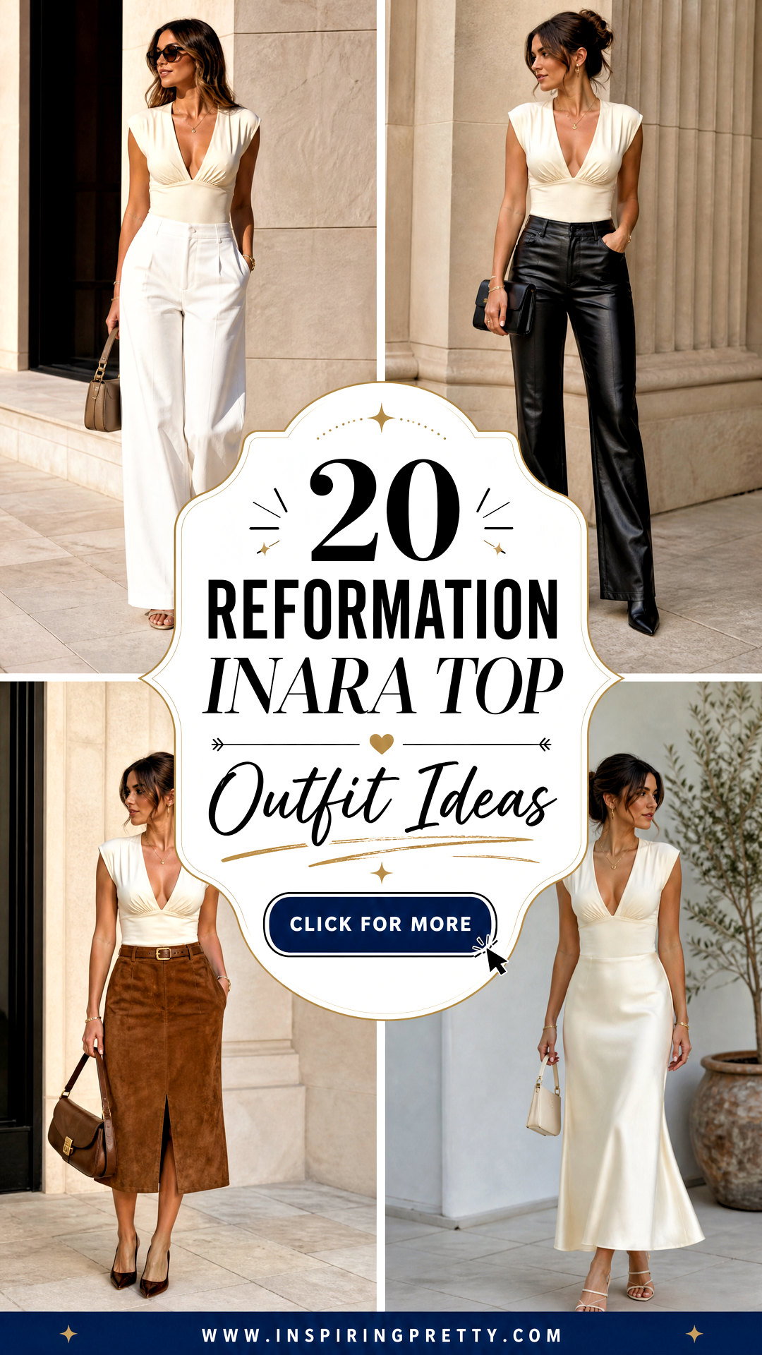 20 Reformation Inara Top Outfit Ideas for Elevated Everyday Looks - 20 Reformation Inara Top Outfit Ideas for Elevated Everyday Looks
