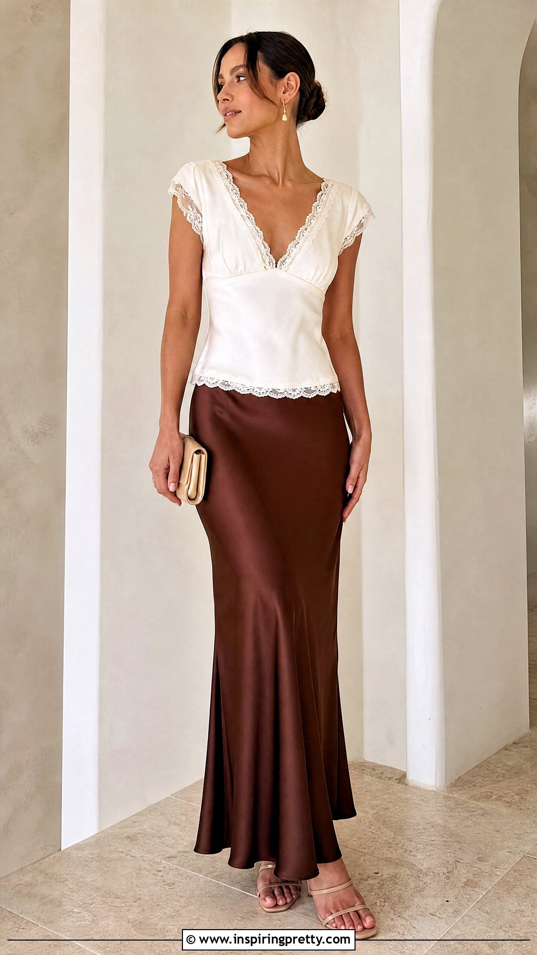 Reformation Inara Top With Satin Maxi Skirt - 20 Reformation Inara Top outfit ideas