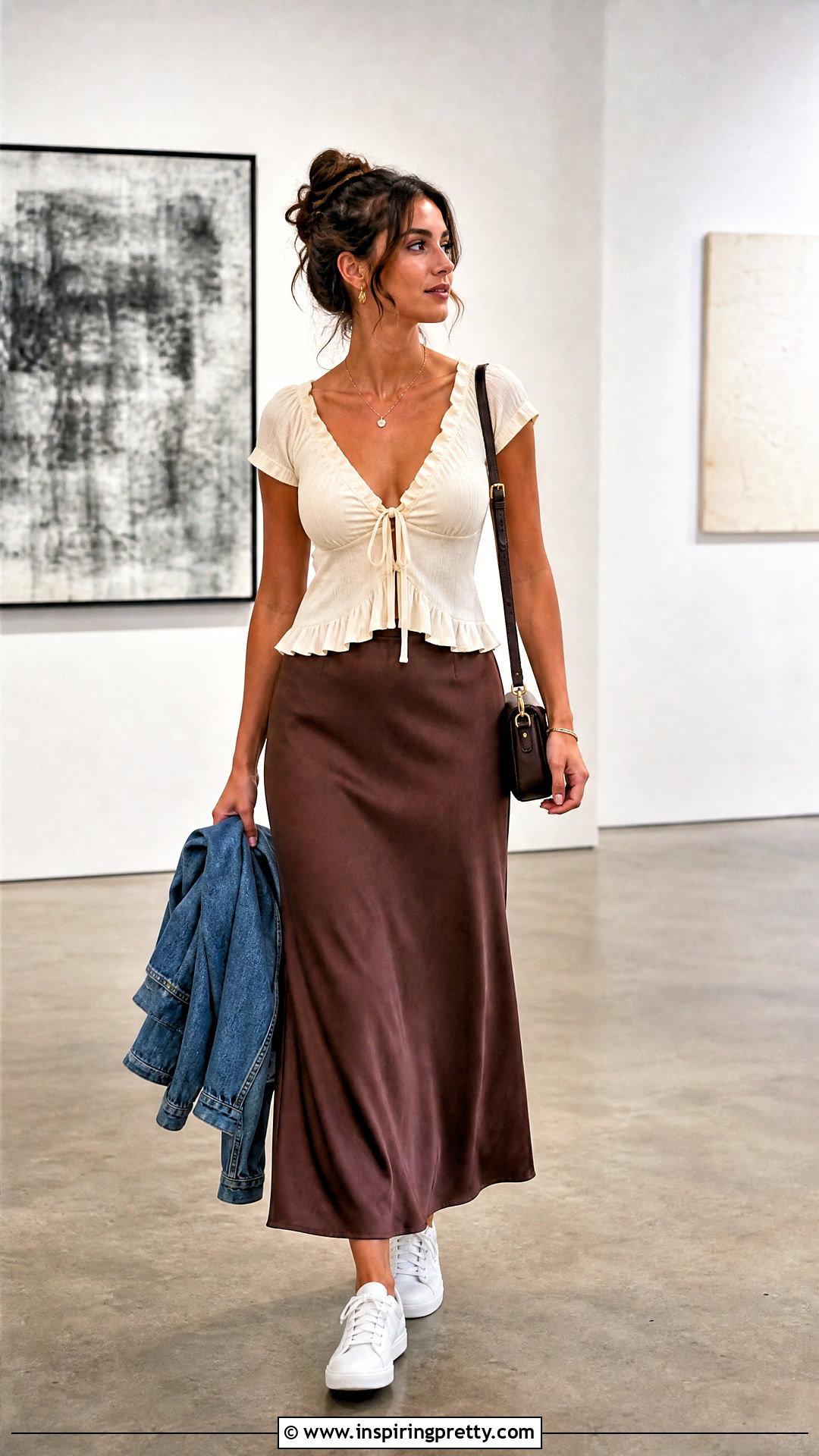 Reformation Isadora Top With Bias Cut Slip Skirt - 20 Reformation Isadora Top outfit ideas