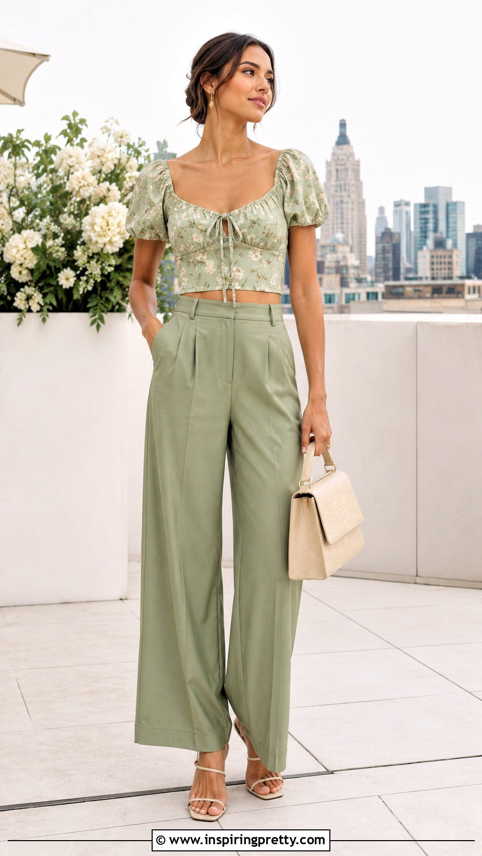 Reformation Liza Top With Matching Color Pants - 20 reformation liza top outfit ideas