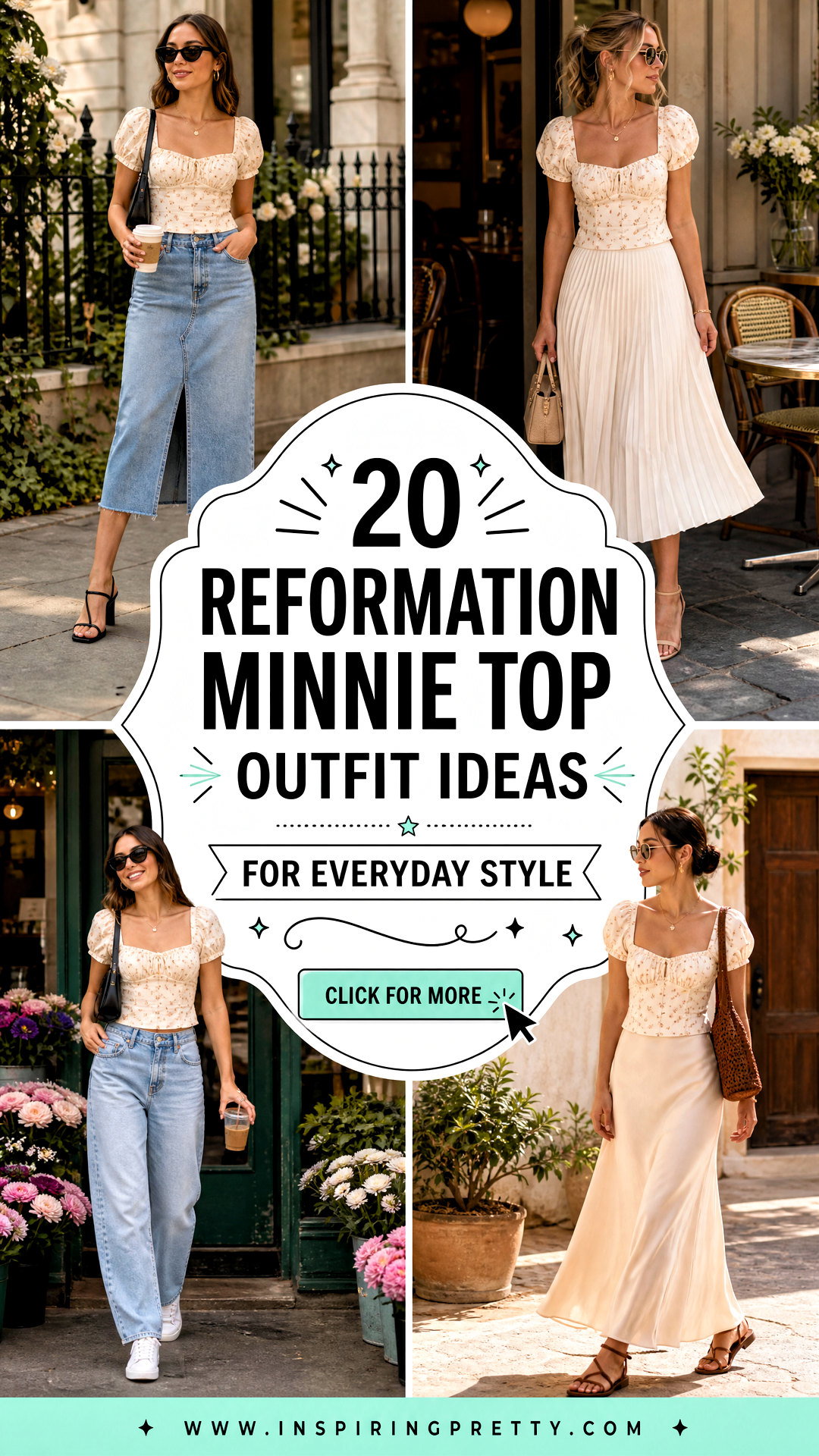 20 Reformation Minnie Top Outfit Ideas for Everyday Style - 20 Reformation Minnie Top Outfit Ideas for Everyday Style