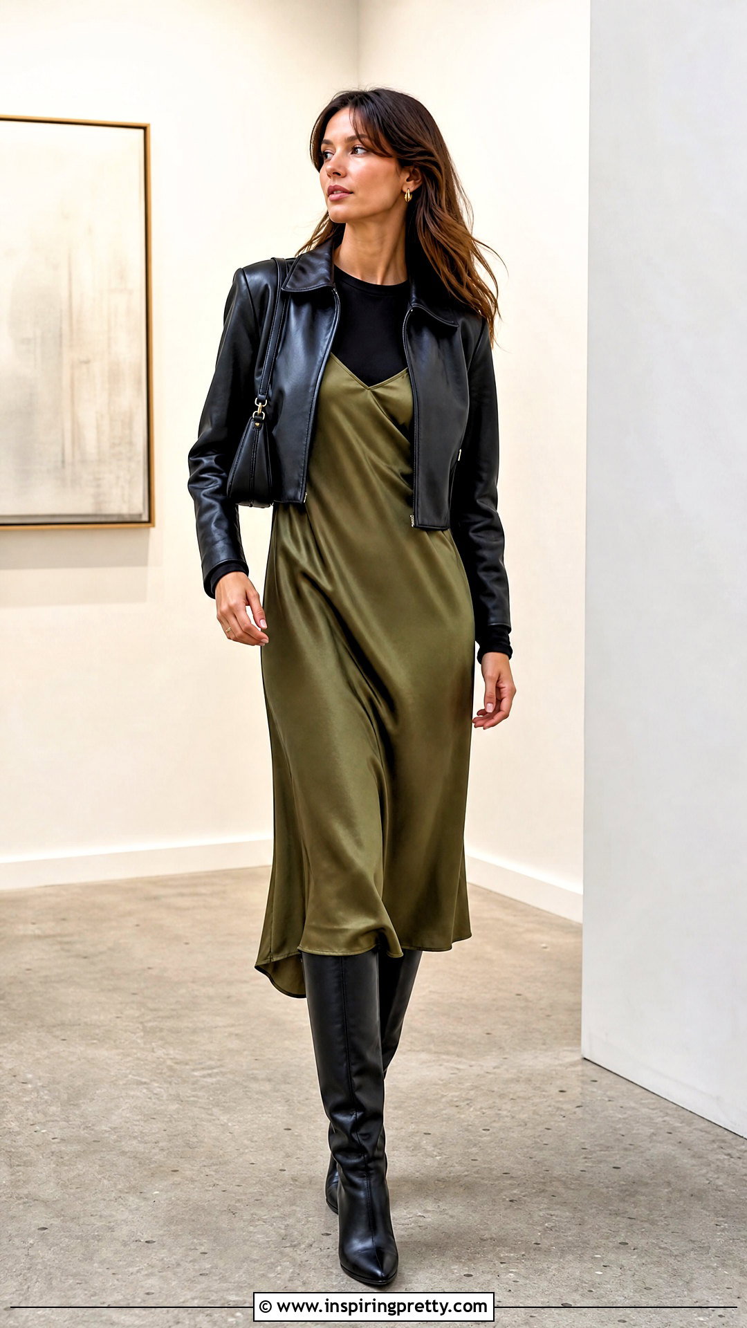 Reformation Nell Top Under A Slip Dress With Boots - 20 Reformation Nell Top outfit ideas