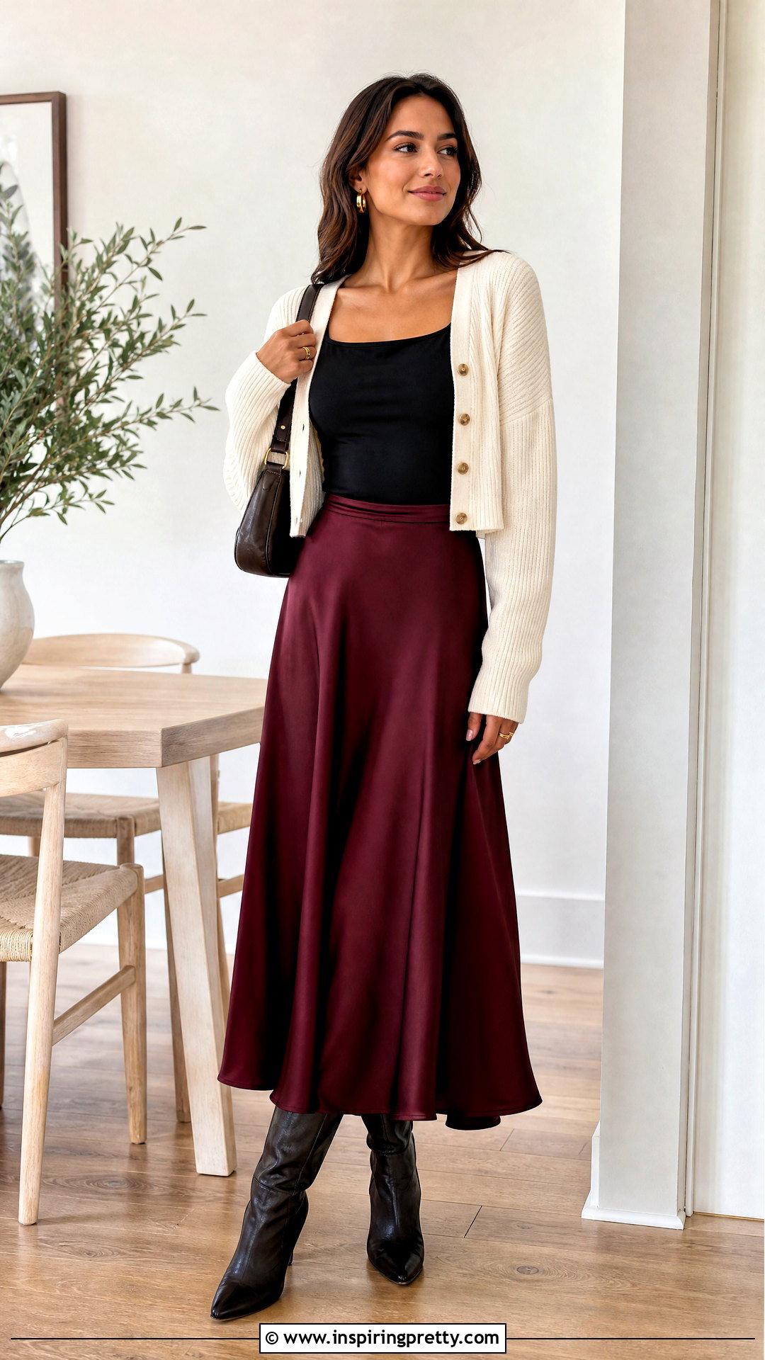Reformation Nell Top With Cardigan And Maxi Skirt - 20 Reformation Nell Top outfit ideas