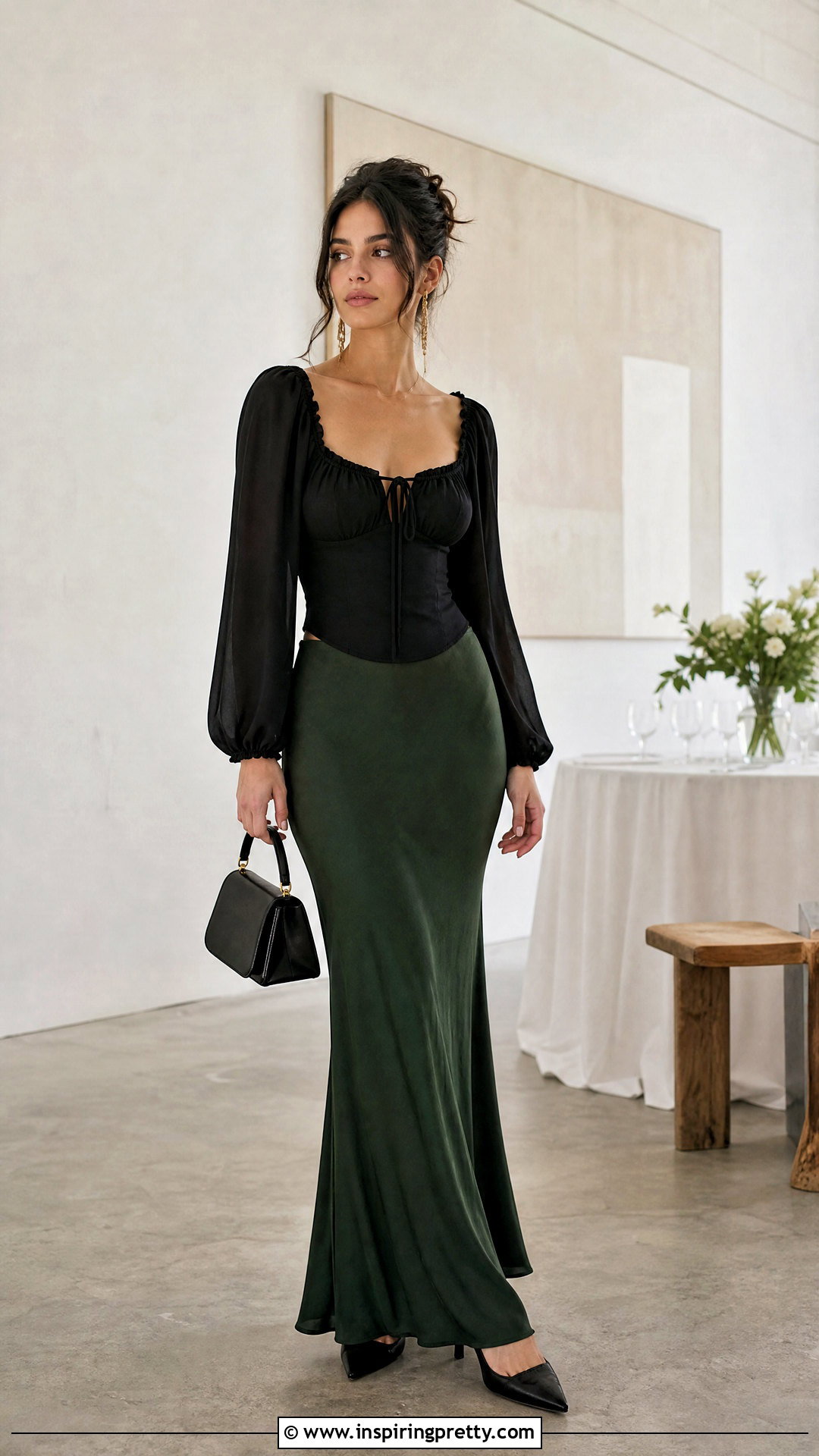 Reformation Reign Top With Bias Cut Maxi Skirt - 20 Reformation Reign Top outfit ideas