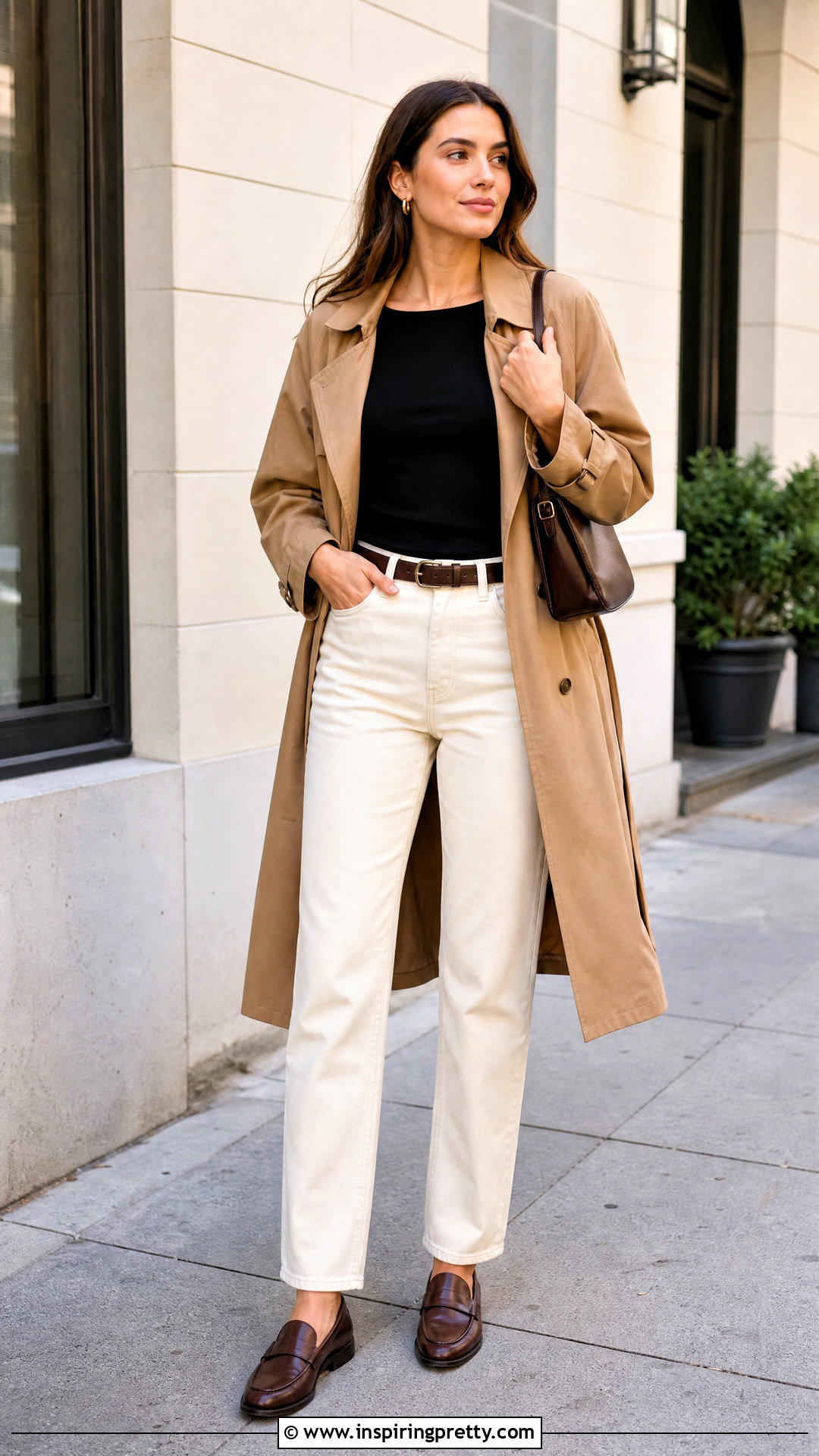 Reformation Reign Top With Cream Jeans - 20 Reformation Reign Top outfit ideas