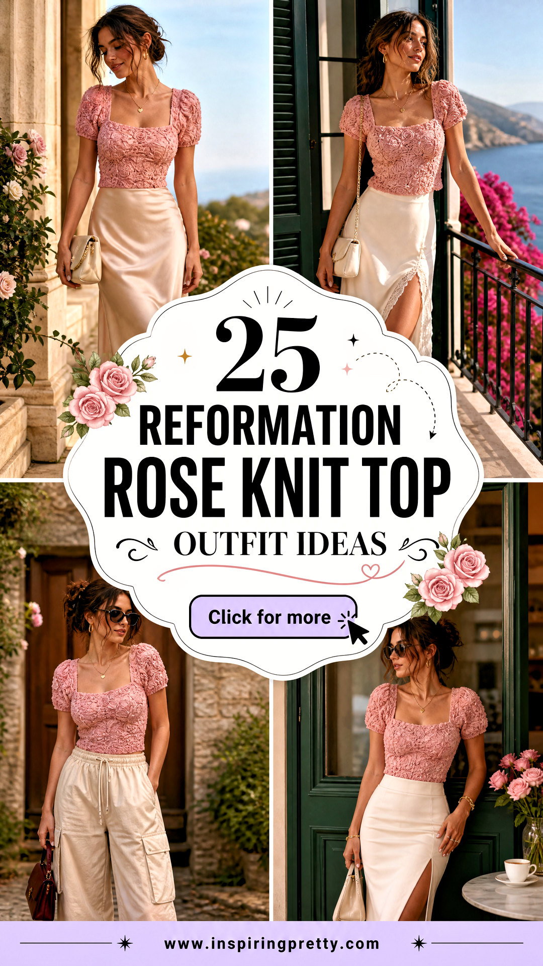 25 Reformation Rose Knit Top Outfit Ideas for Romantic Looks - 25 Reformation Rose Knit Top Outfit Ideas for Romantic Looks