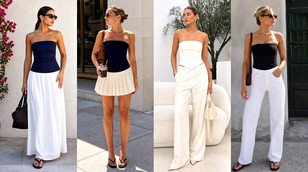 20 Reformation Strapless Top Outfit Ideas for Summer Events