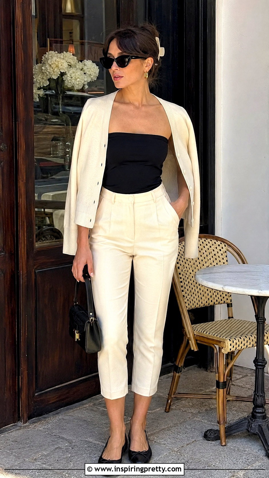 Reformation Strapless Top With Capri Pants - 20 reformation strapless top outfit ideas