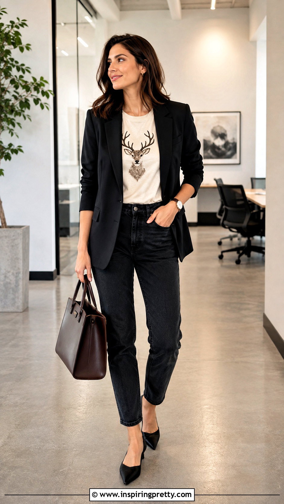 Reindeer Top Under A Blazer - 25 reindeer top outfit ideas