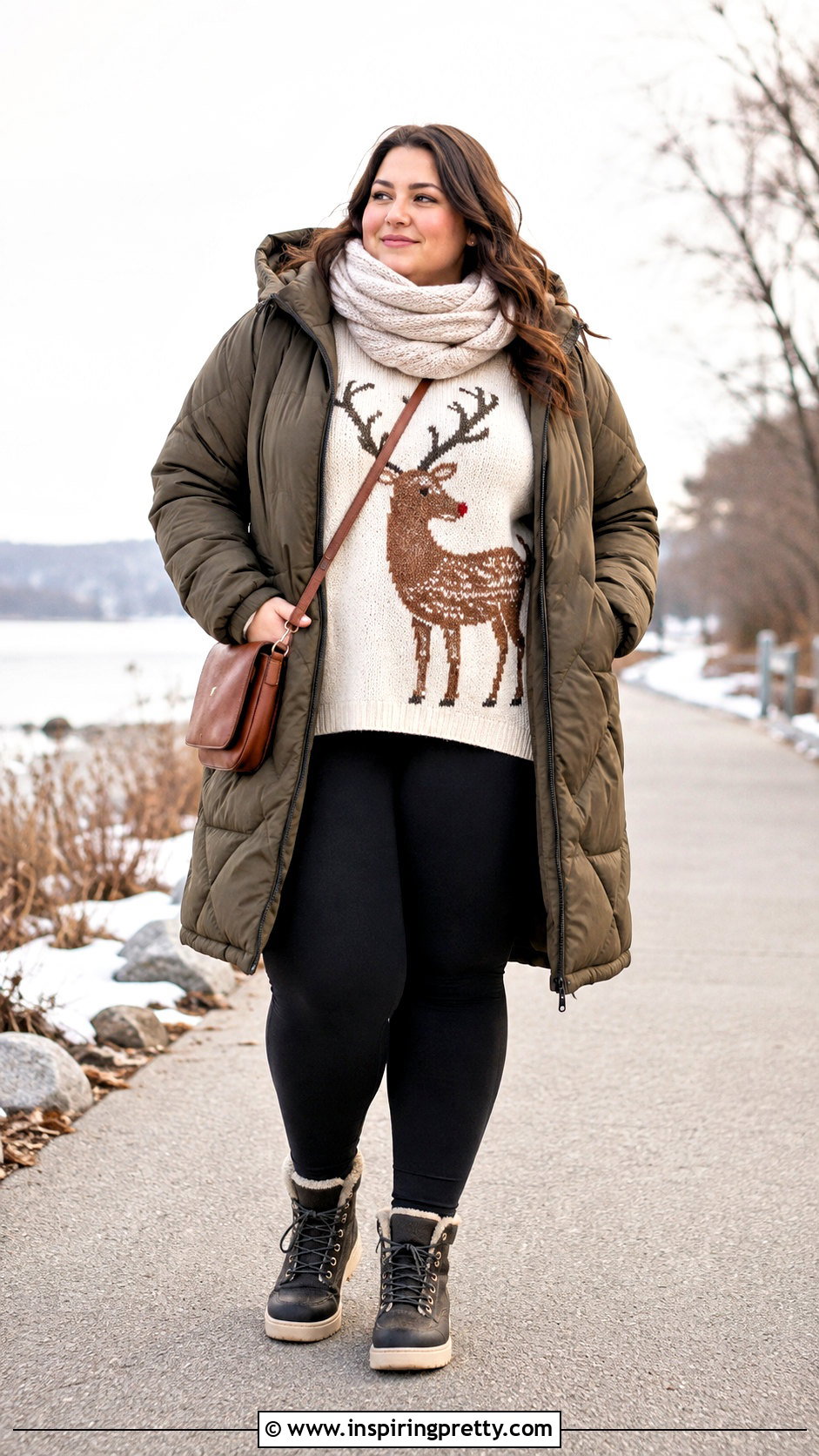 Reindeer Top With Leggings - 25 reindeer top outfit ideas