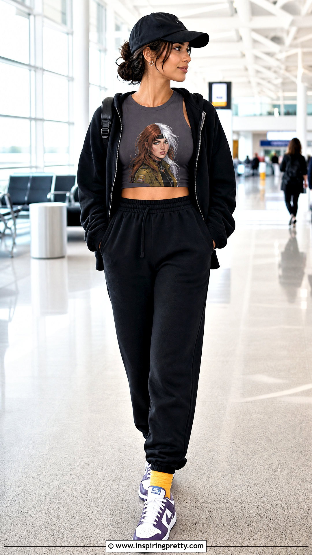 Remy Lebeau Crop Top With Matching Sweatpants - 25 Remy Lebeau Crop Top outfit ideas