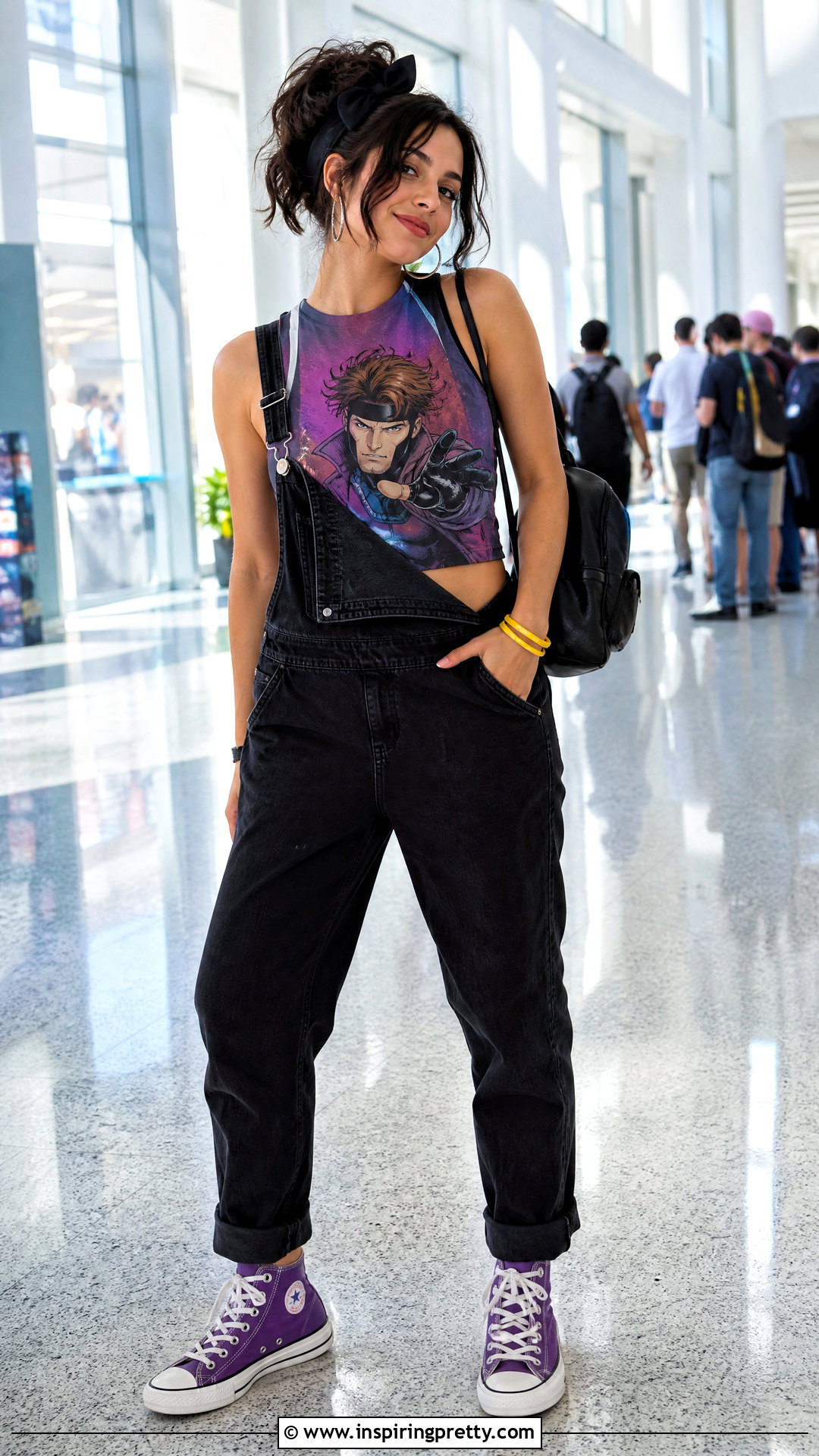 Remy Lebeau Crop Top With Overalls - 25 Remy Lebeau Crop Top outfit ideas