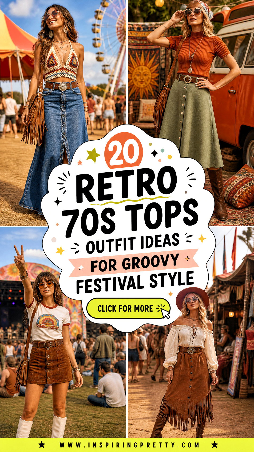 20 Retro 70s Tops Outfit Ideas for Groovy Festival Style - 20 Retro 70s Tops Outfit Ideas for Groovy Festival Style