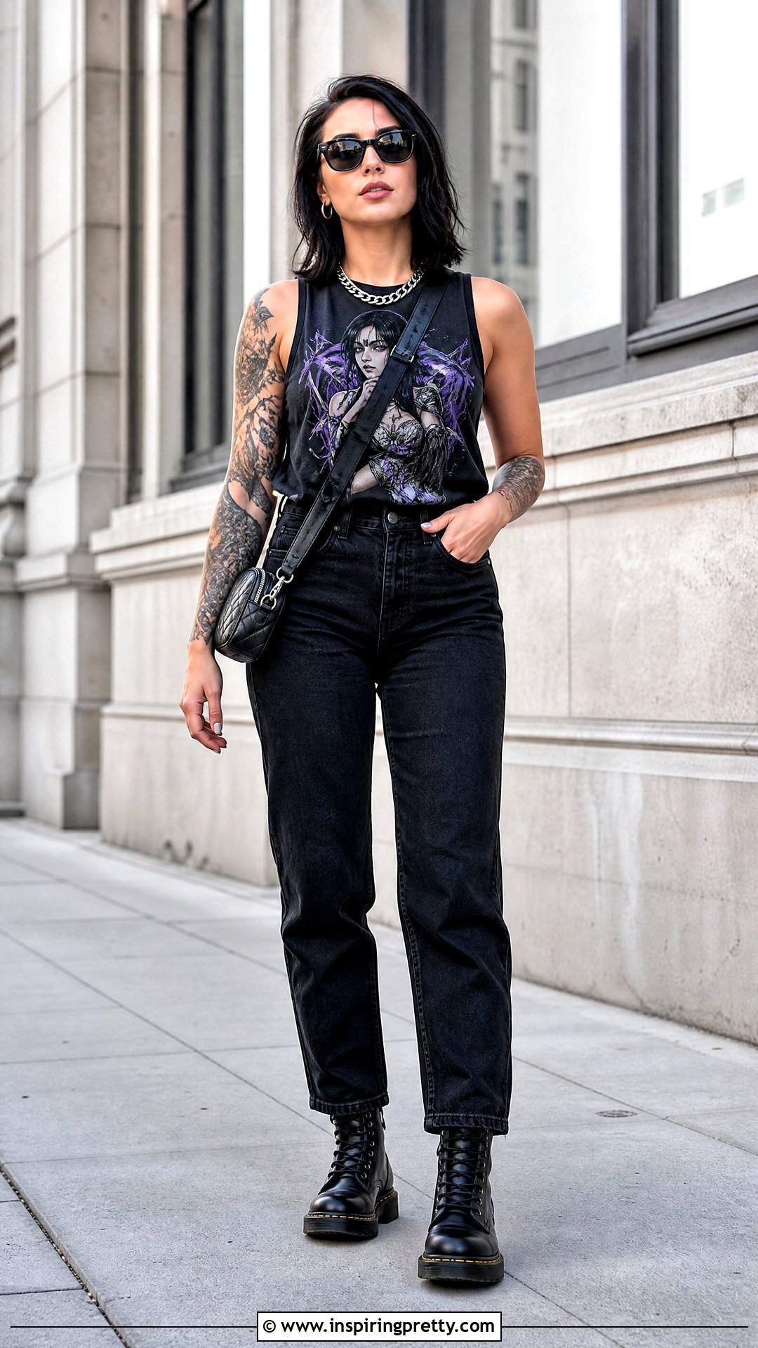Rhea Ripley Tank Top With Black Jeans - 25 rhea ripley tank top outfit ideas