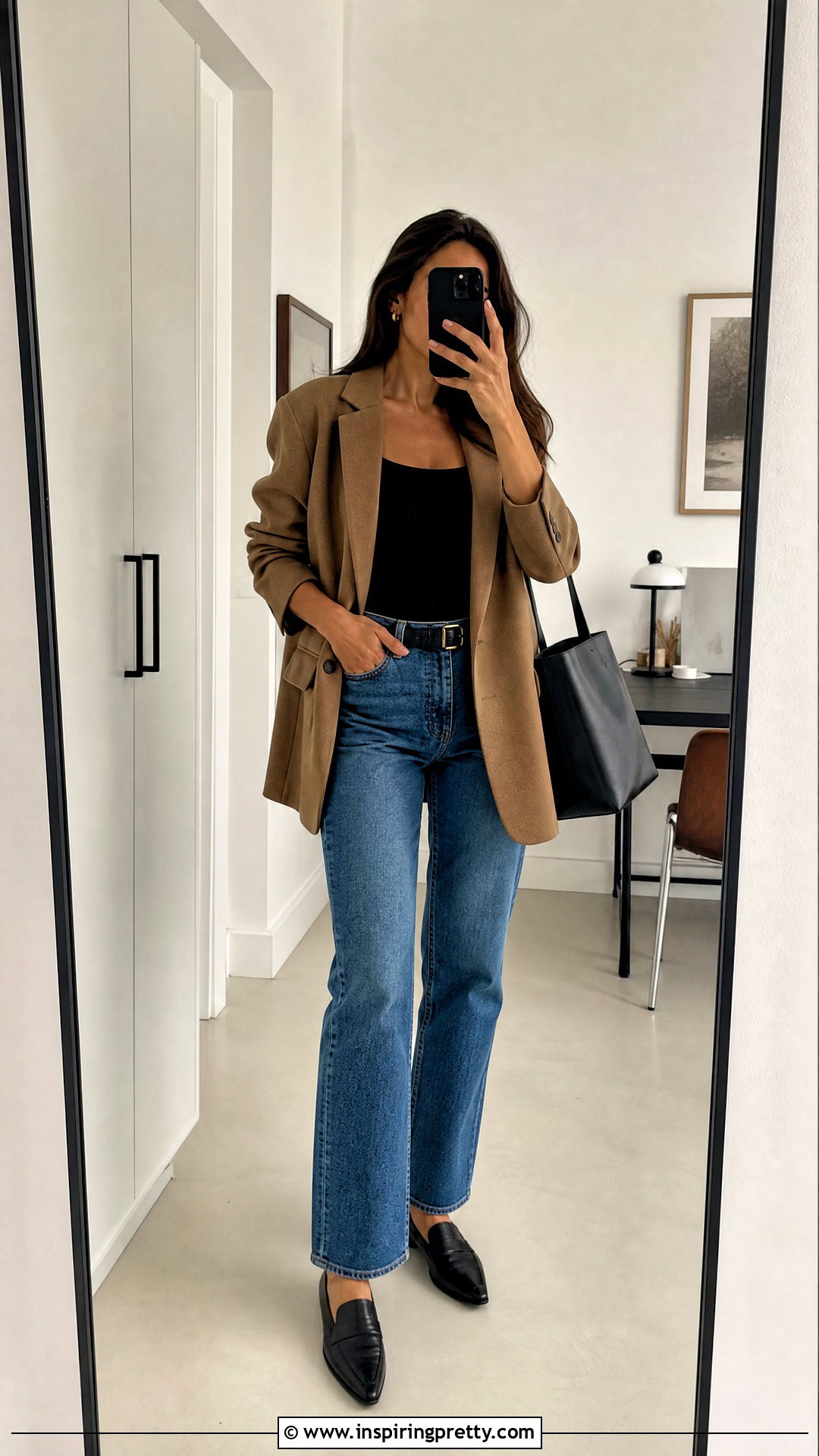 Ribbed Bodysuit With Blazer And Jeans - 25 Ribbed Tops