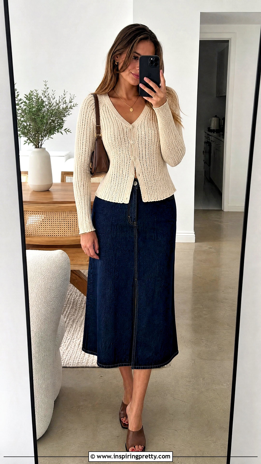 Ribbed Crochet Cardigan Top With Midi Skirt - 25 ribs crochet tops