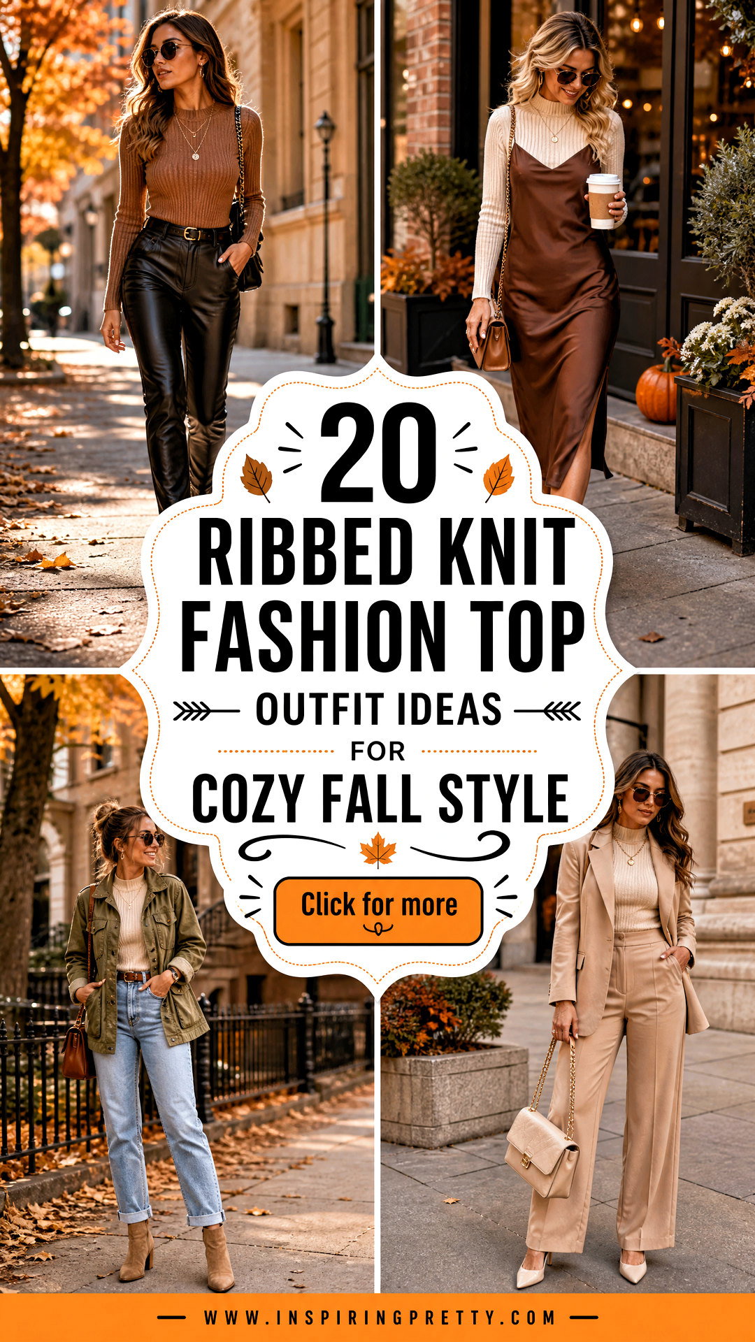 20 Ribbed Knit Fashion Top Outfit Ideas for Cozy Fall Style - 20 Ribbed Knit Fashion Top Outfit Ideas for Cozy Fall Style