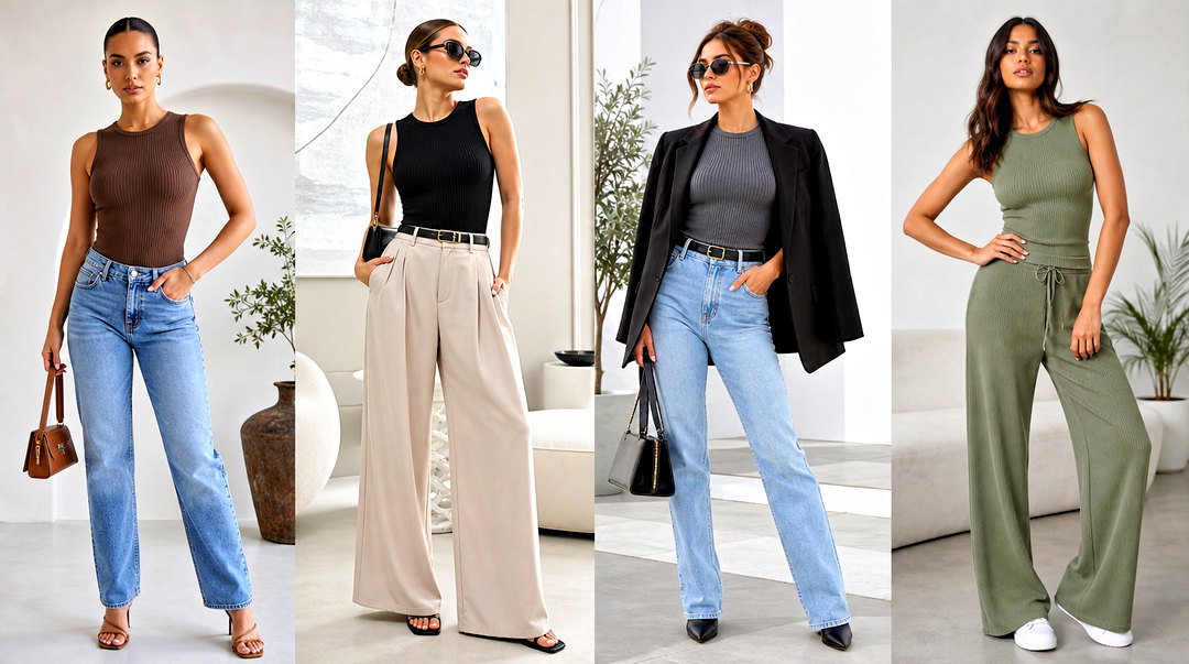 20 Ribbed Seamless Top Outfit Ideas for Sleek Everyday Style