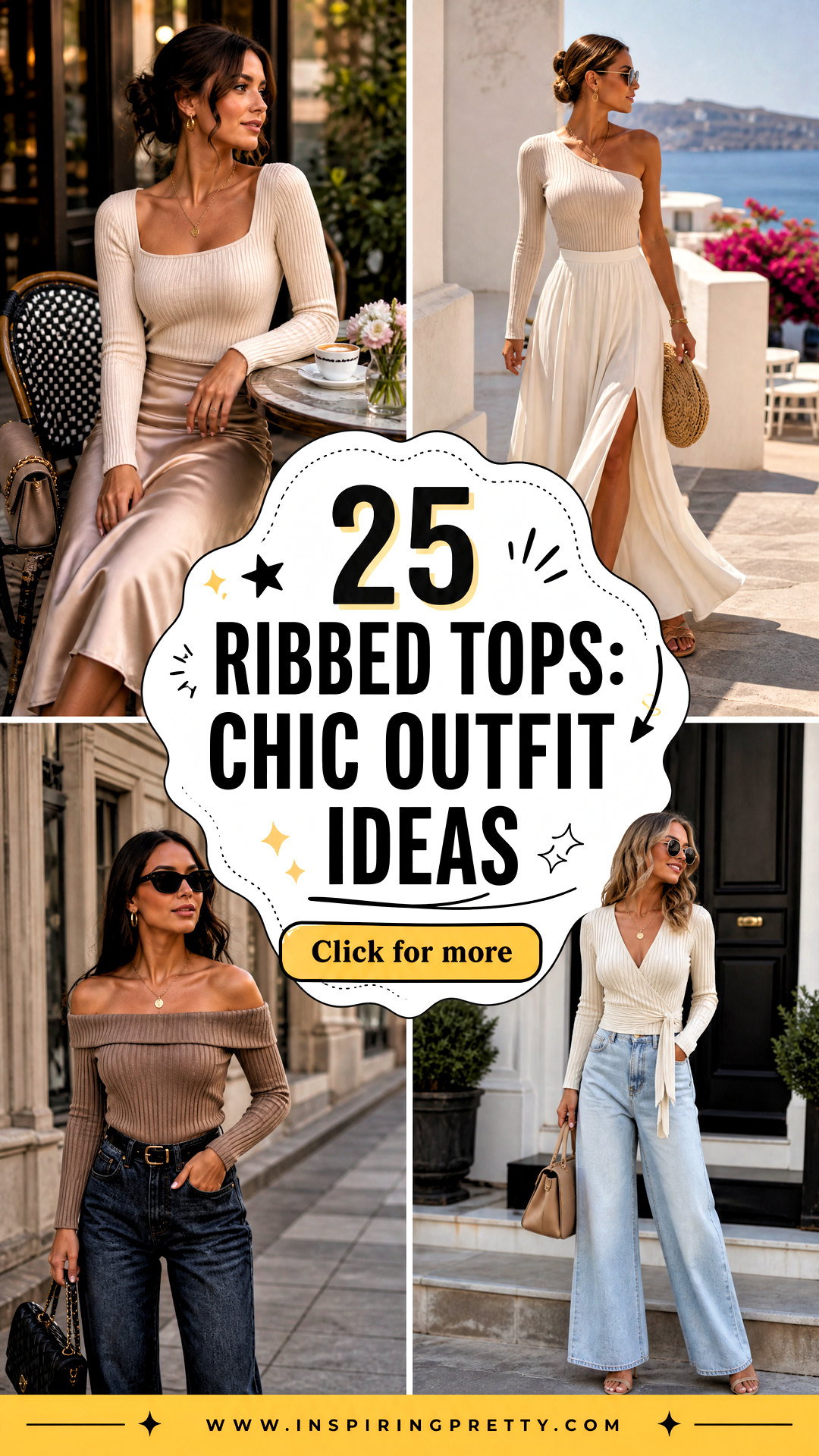 25 Ribbed Tops Chic Outfit Ideas to Wear in Every Season - 25 Ribbed Tops: Chic Outfit Ideas to Wear in Every Season