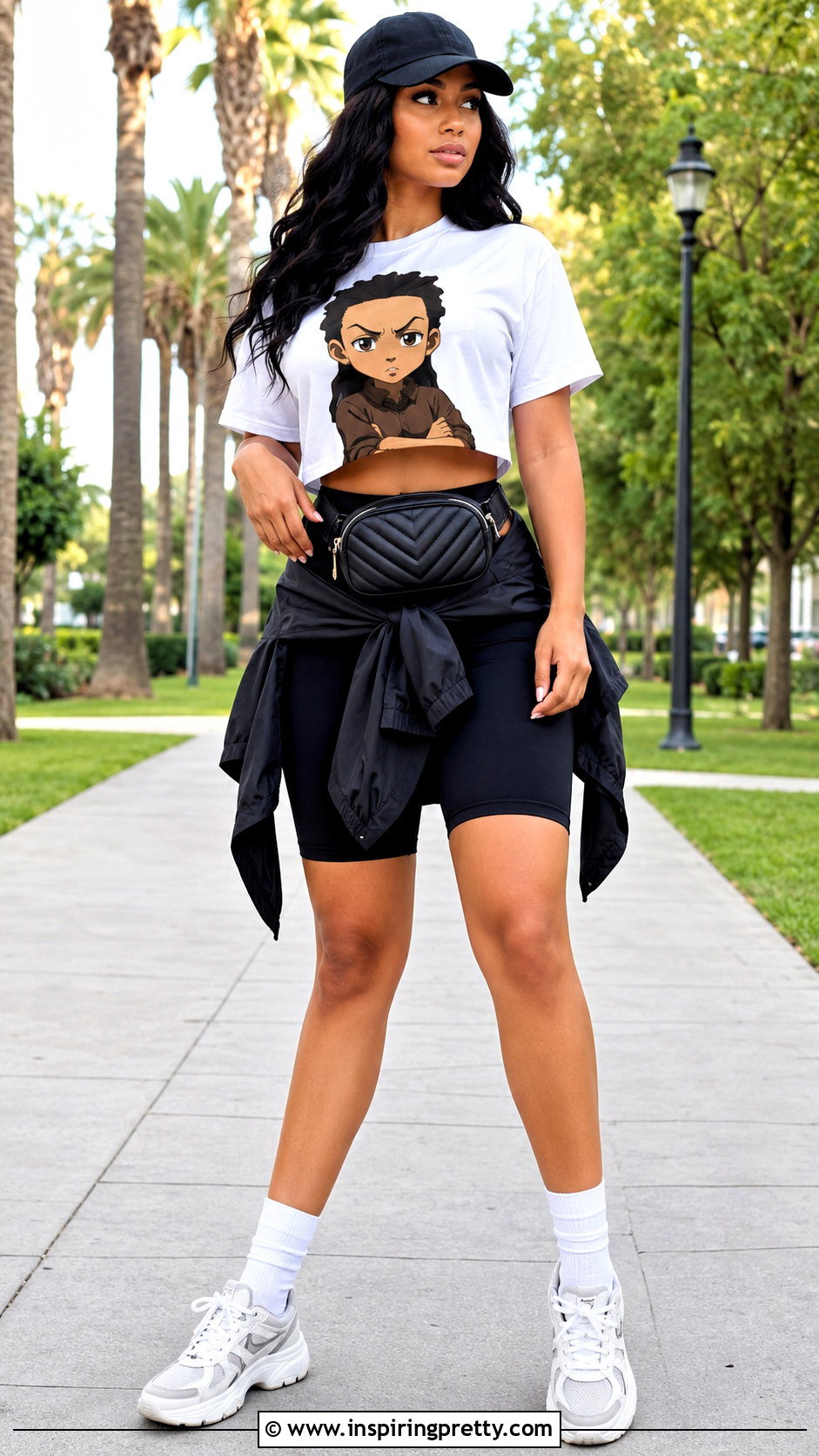 Riley Freeman Crop Top With Biker Shorts - 20 Riley Freeman Crop Top outfit ideas