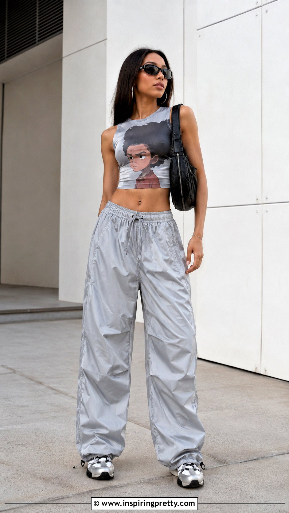 Riley Freeman Crop Top With Parachute Pants - 20 Riley Freeman Crop Top outfit ideas