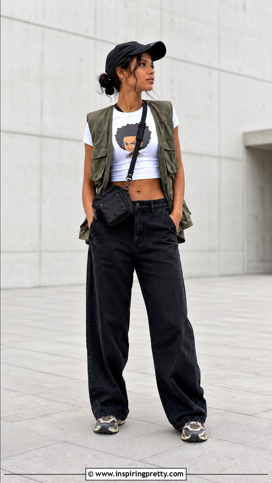 Riley Freeman Crop Top With Utility Vest - 20 Riley Freeman Crop Top outfit ideas