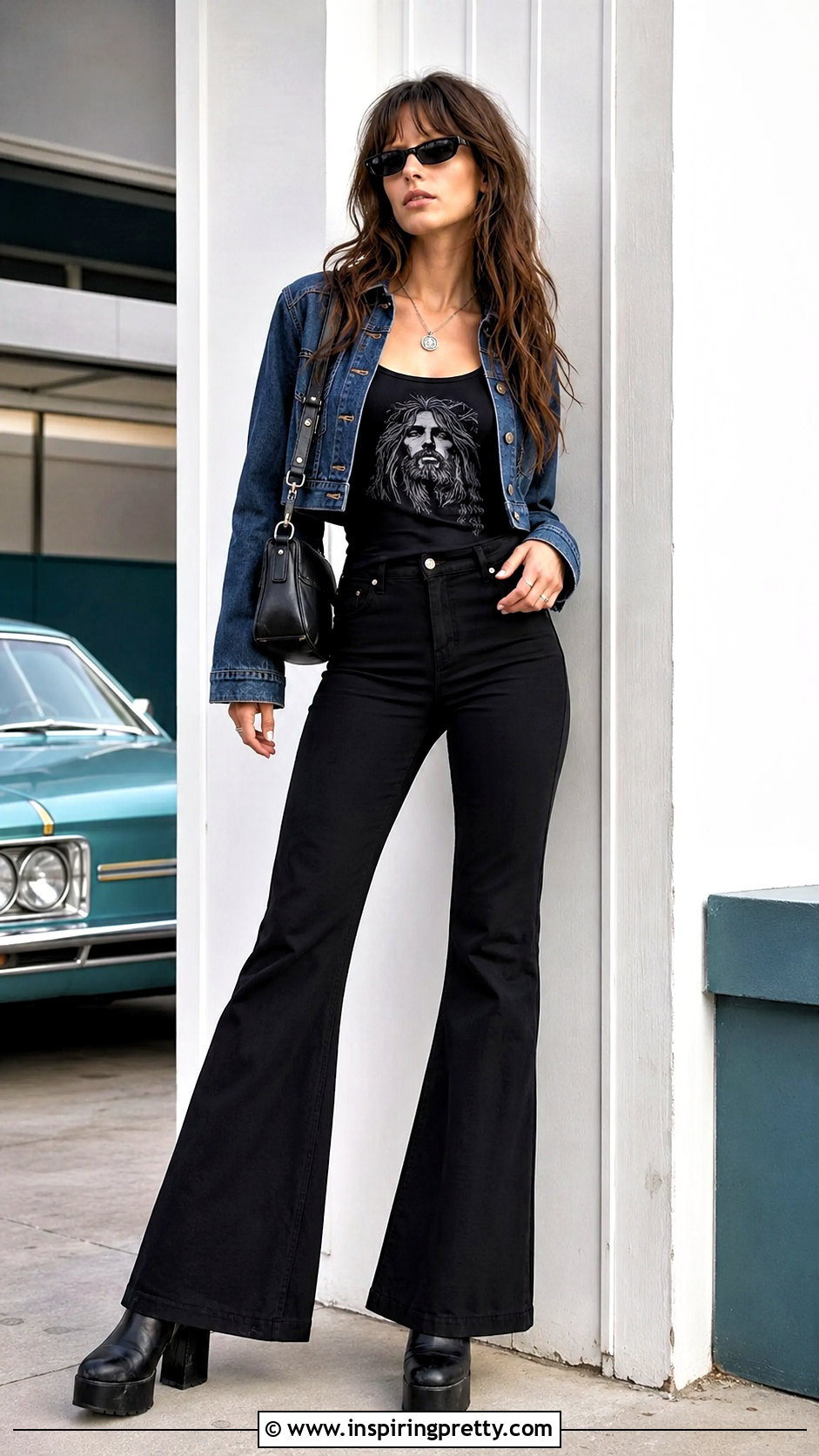 Rob Zombie Tank Top With Flared Pants - 20 rob zombie tank top outfit ideas