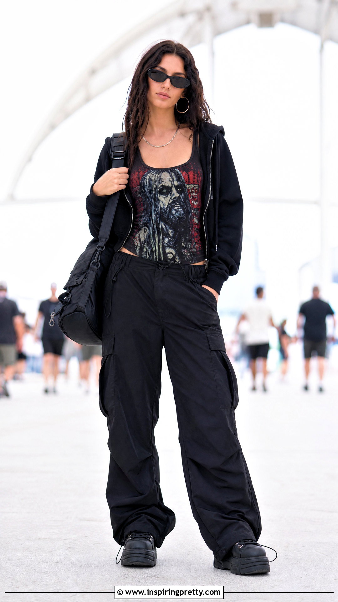Rob Zombie Tank Top With Parachute Pants - 20 rob zombie tank top outfit ideas