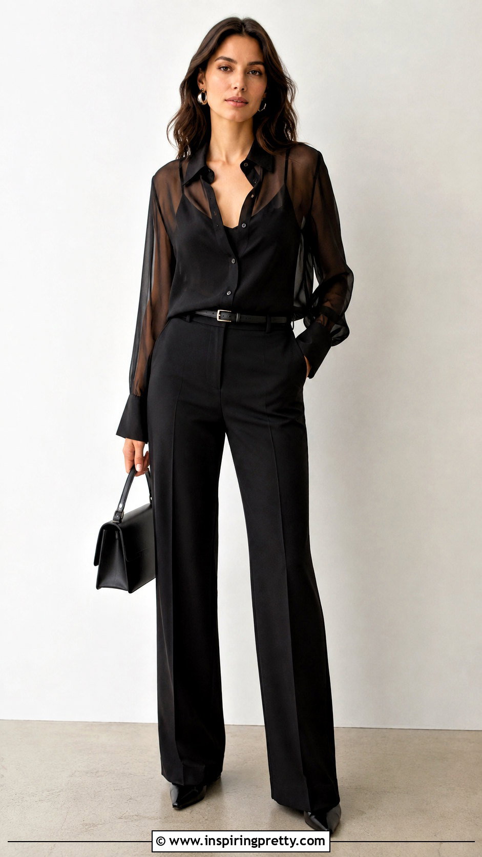 Robert Rodriguez Sheer Top With Monochrome Layers - 20 robert rodriguez tops outfit ideas
